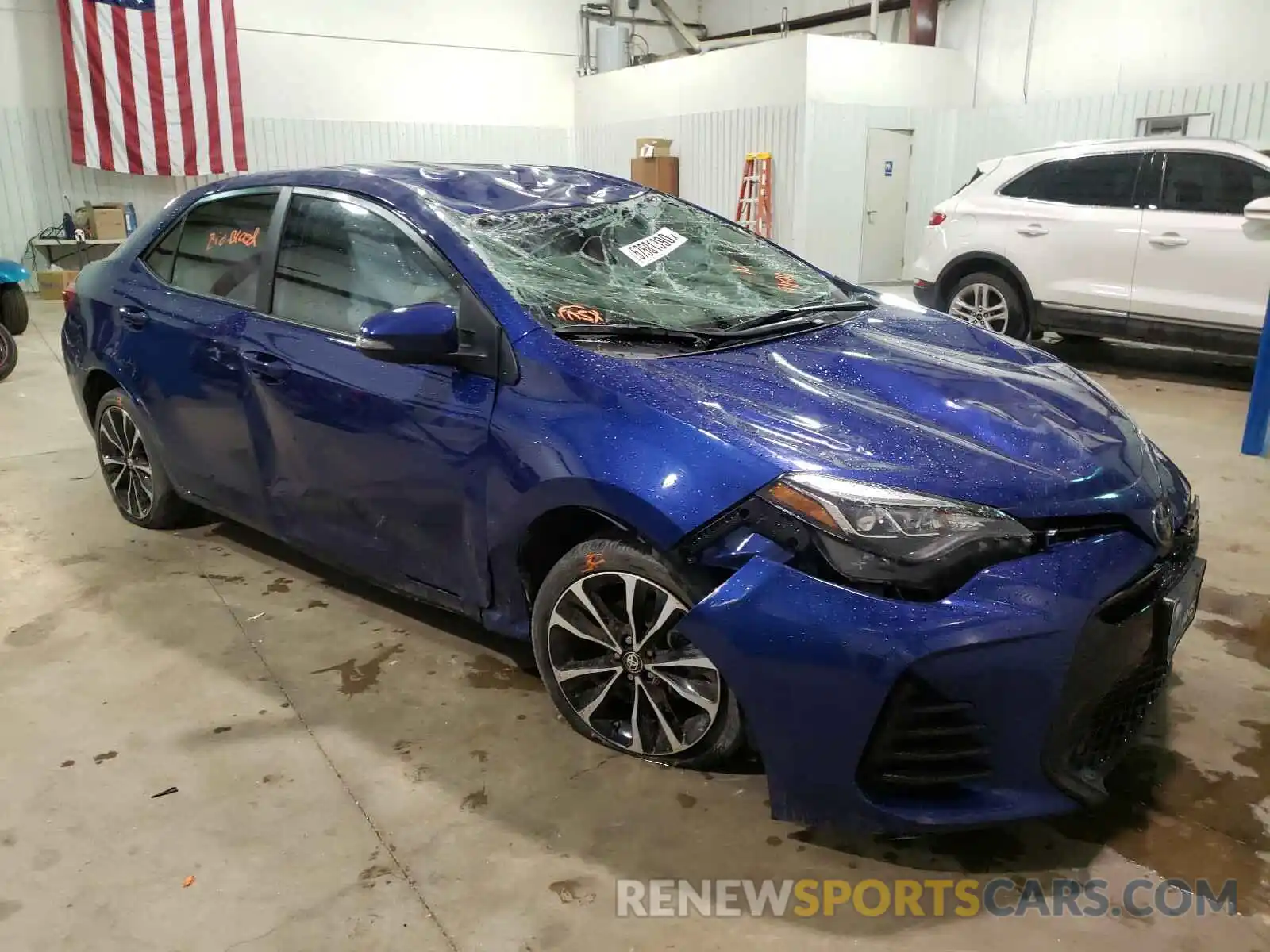 1 Photograph of a damaged car 5YFBURHE3KP911529 TOYOTA COROLLA 2019