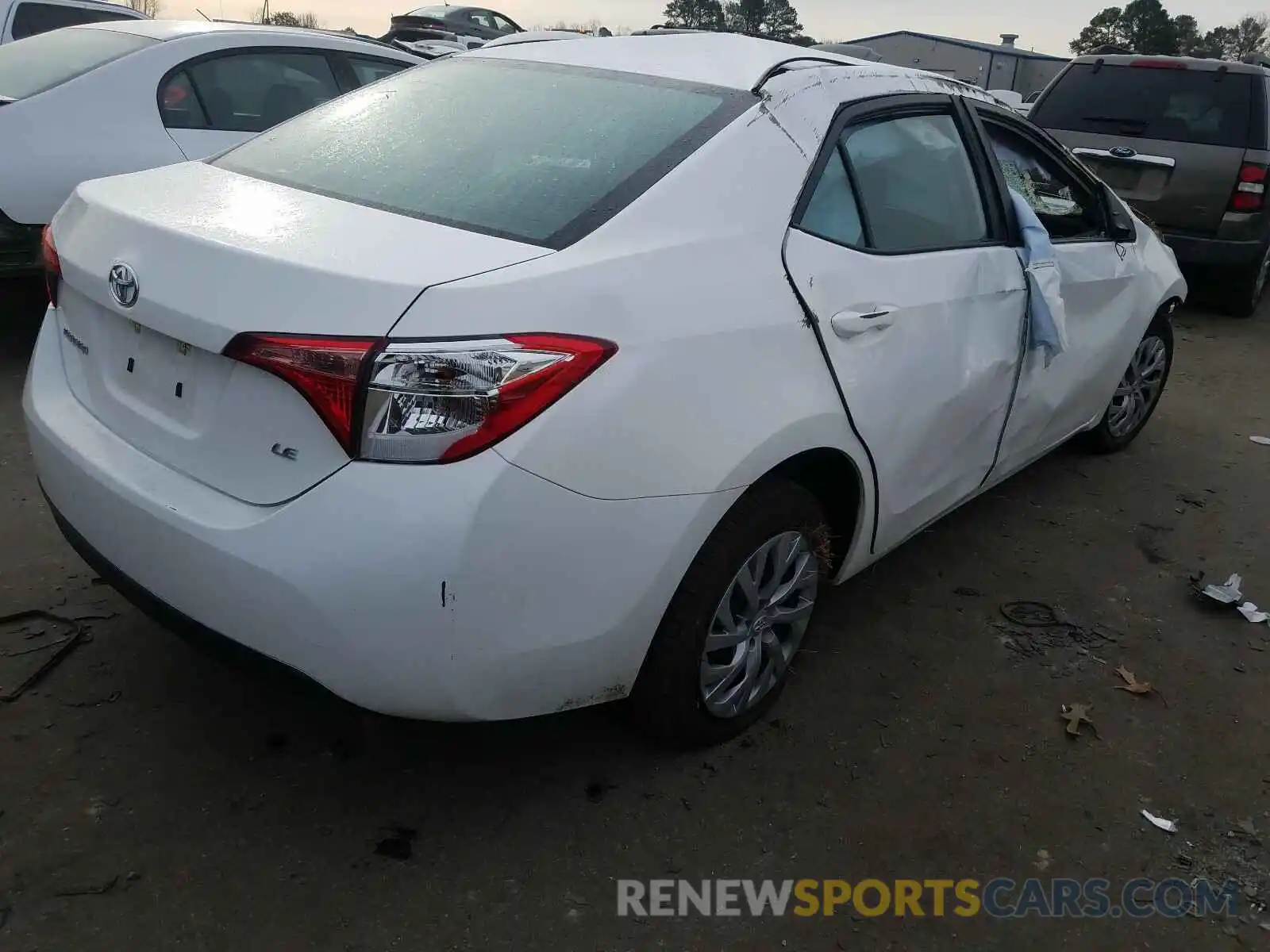 4 Photograph of a damaged car 5YFBURHE3KP911725 TOYOTA COROLLA 2019