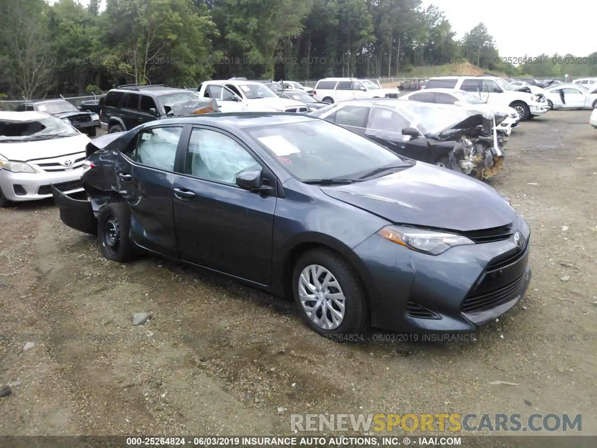 1 Photograph of a damaged car 5YFBURHE3KP911871 TOYOTA COROLLA 2019