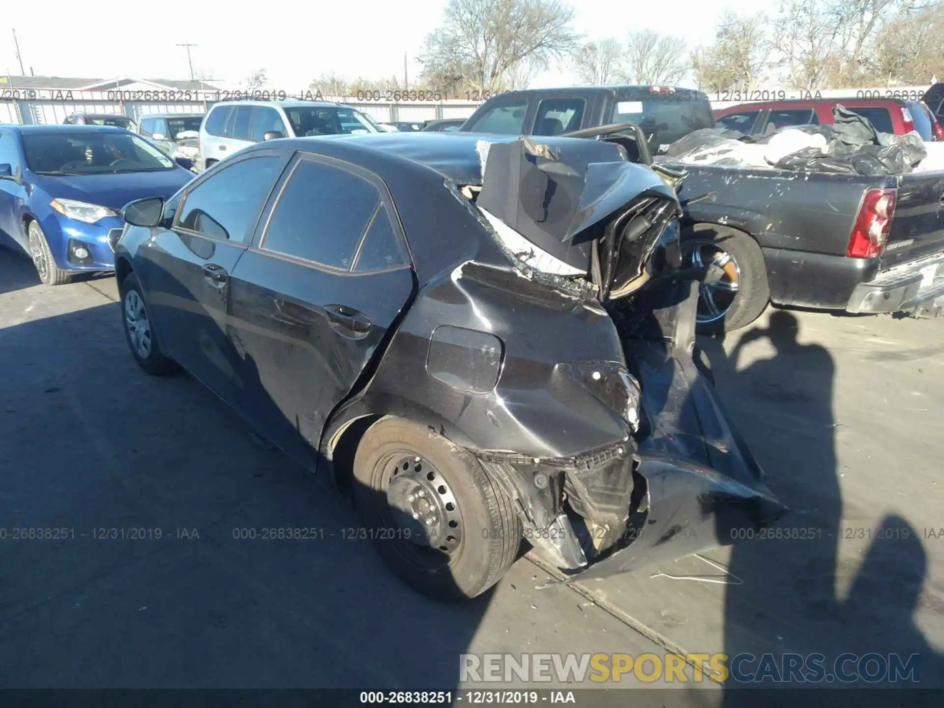 3 Photograph of a damaged car 5YFBURHE3KP911983 TOYOTA COROLLA 2019