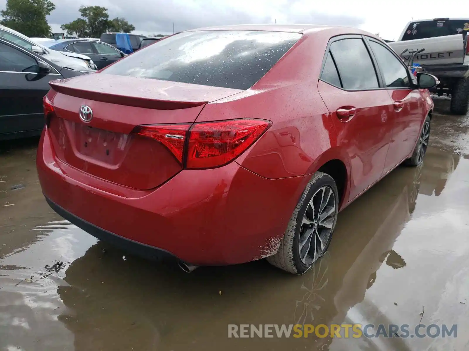 4 Photograph of a damaged car 5YFBURHE3KP912082 TOYOTA COROLLA 2019