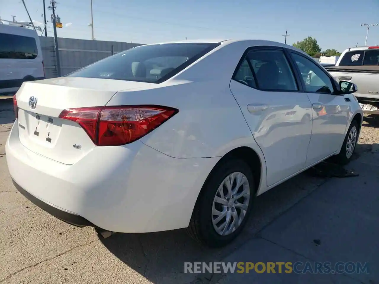 4 Photograph of a damaged car 5YFBURHE3KP912244 TOYOTA COROLLA 2019