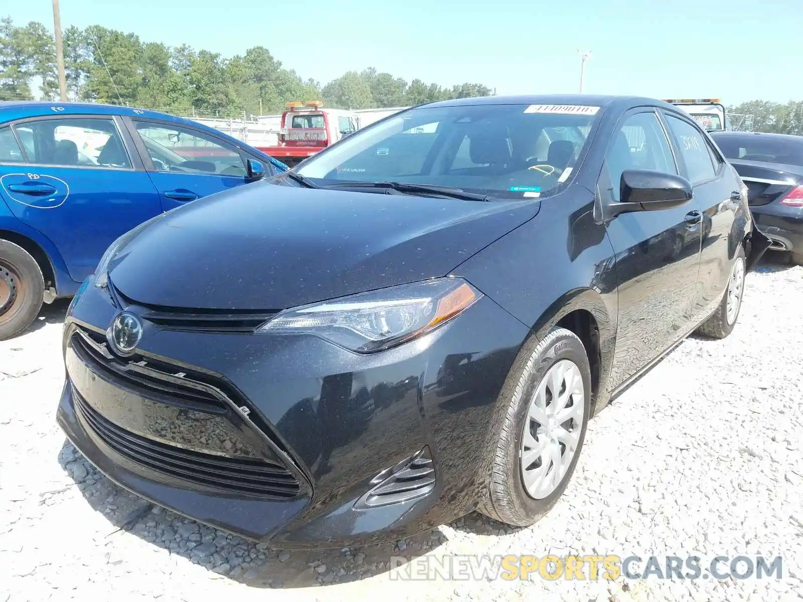 2 Photograph of a damaged car 5YFBURHE3KP912390 TOYOTA COROLLA 2019