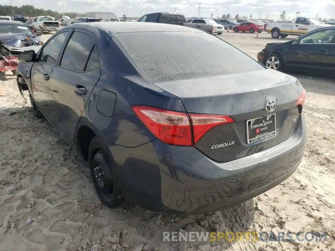 3 Photograph of a damaged car 5YFBURHE3KP912406 TOYOTA COROLLA 2019