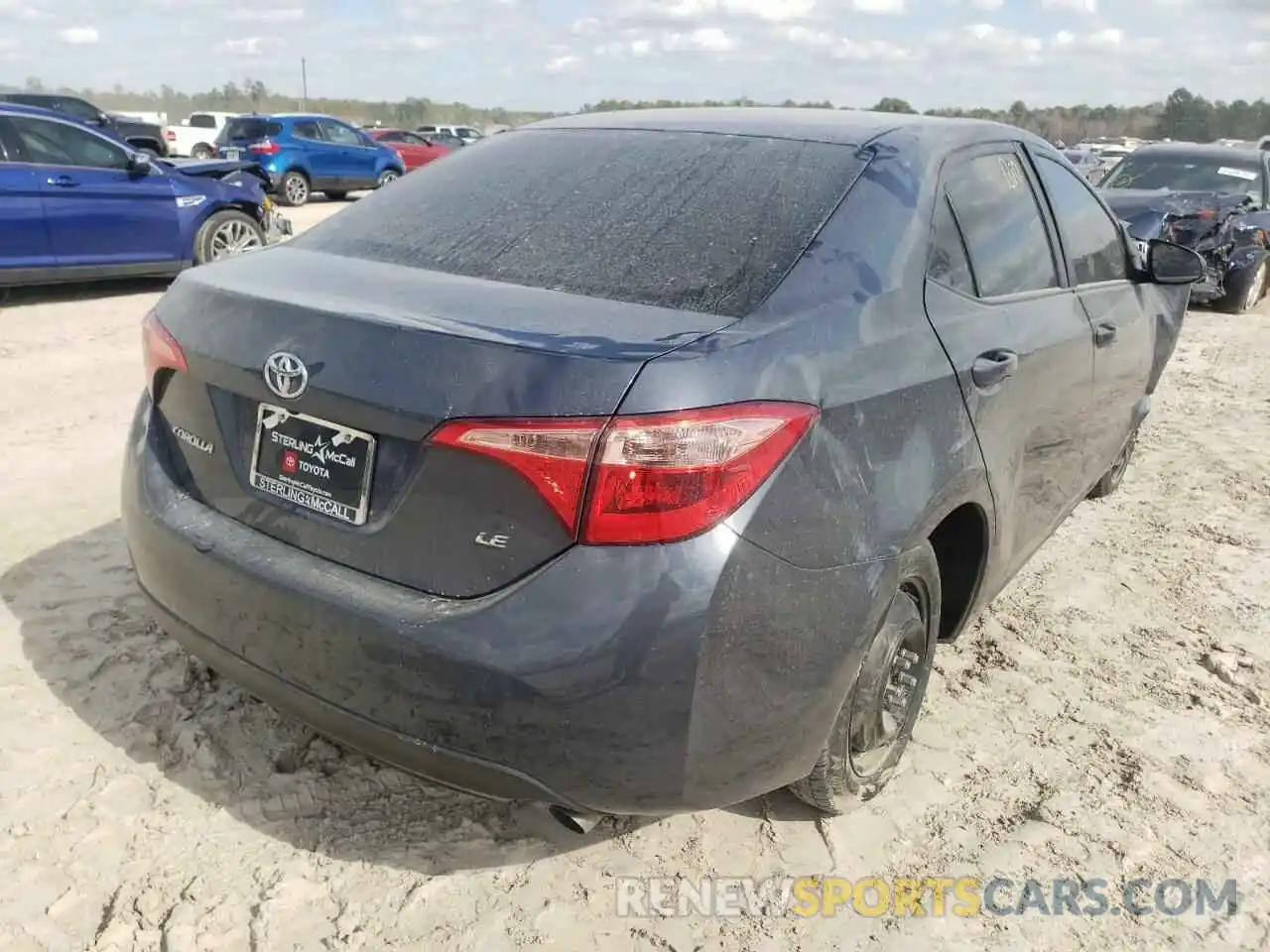 4 Photograph of a damaged car 5YFBURHE3KP912406 TOYOTA COROLLA 2019