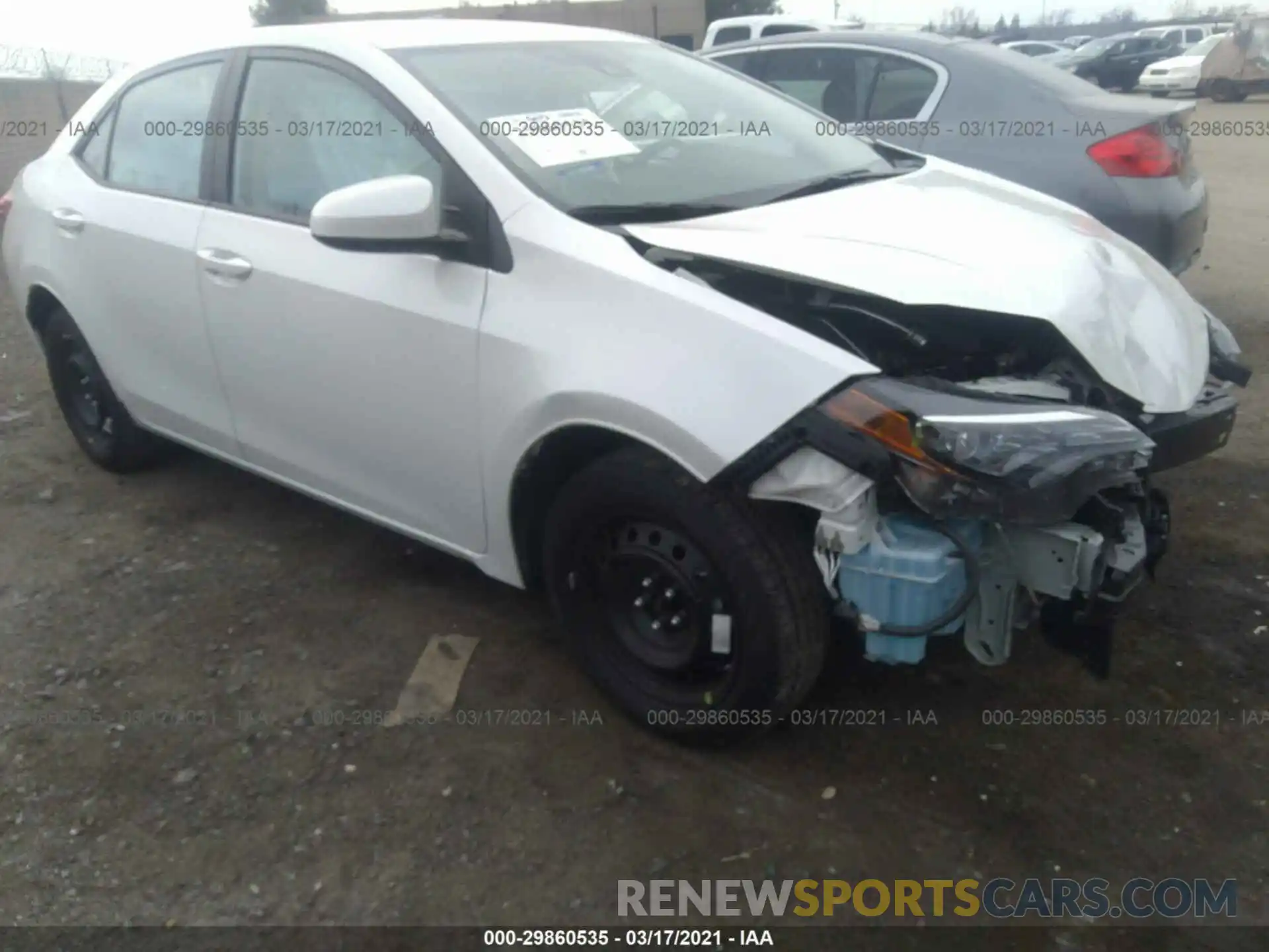 1 Photograph of a damaged car 5YFBURHE3KP912597 TOYOTA COROLLA 2019