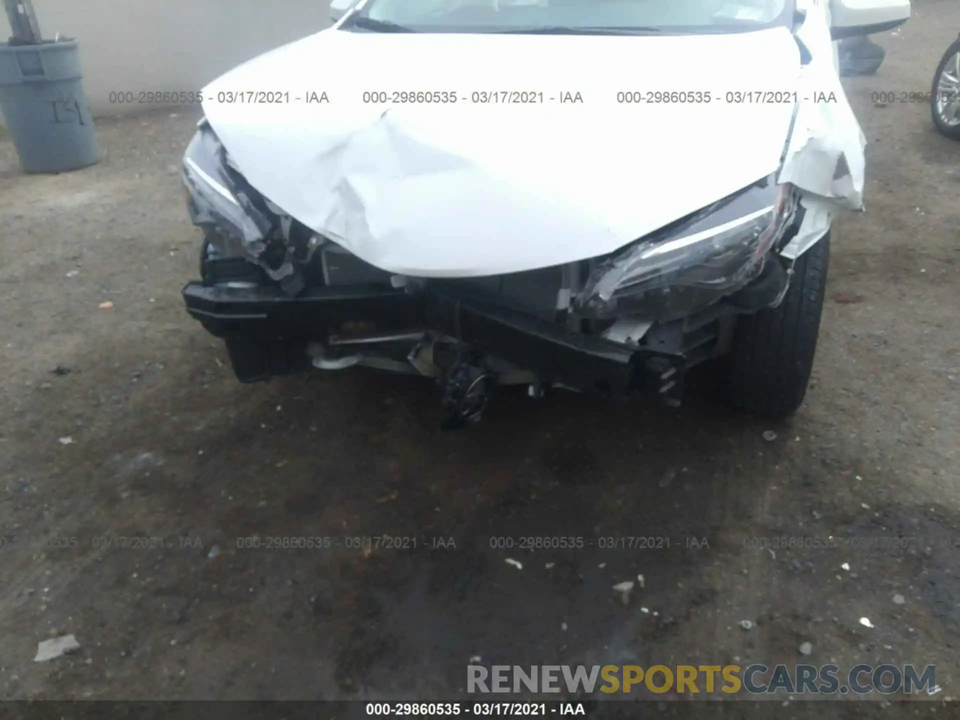 6 Photograph of a damaged car 5YFBURHE3KP912597 TOYOTA COROLLA 2019