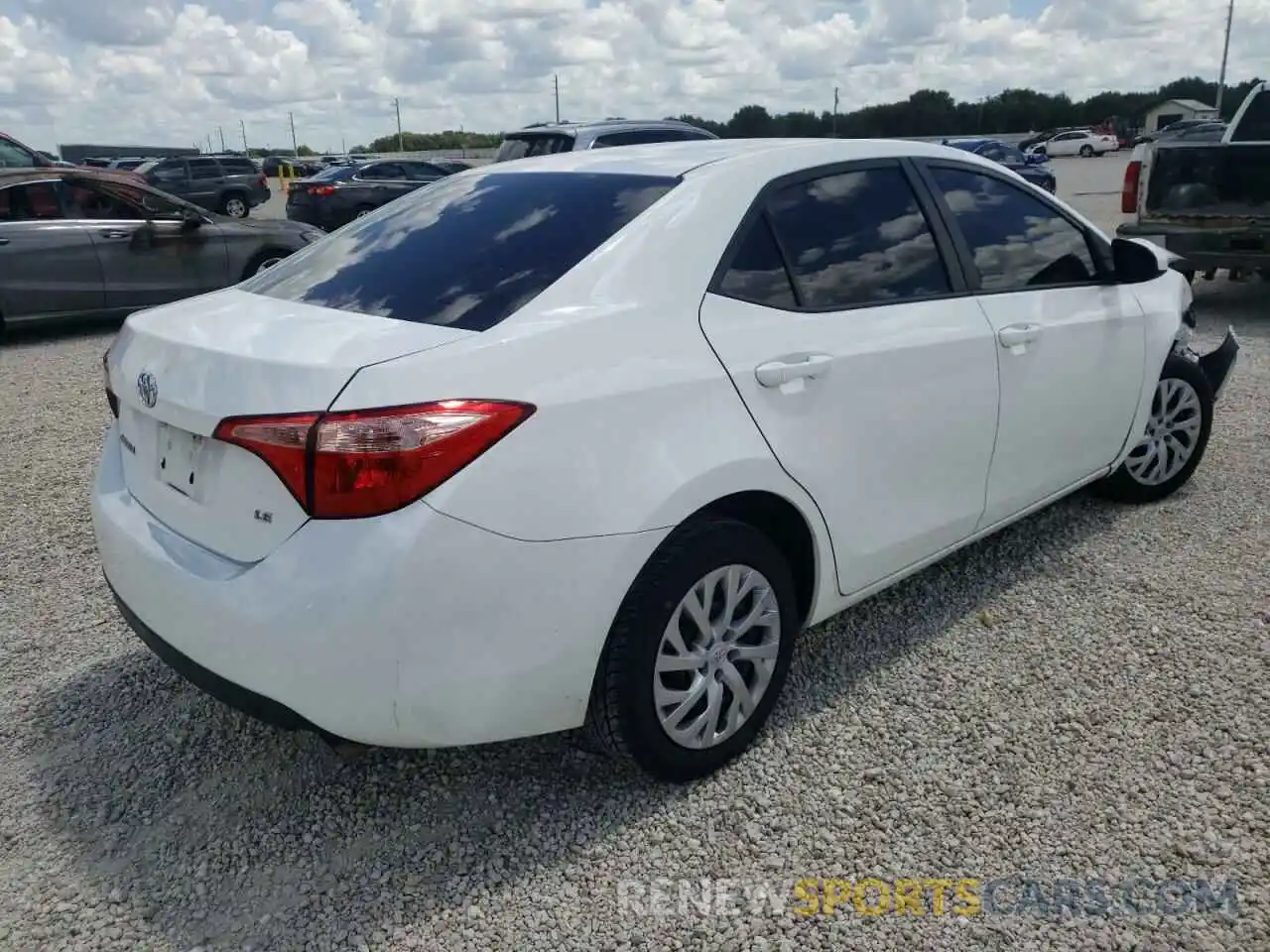 4 Photograph of a damaged car 5YFBURHE3KP912616 TOYOTA COROLLA 2019