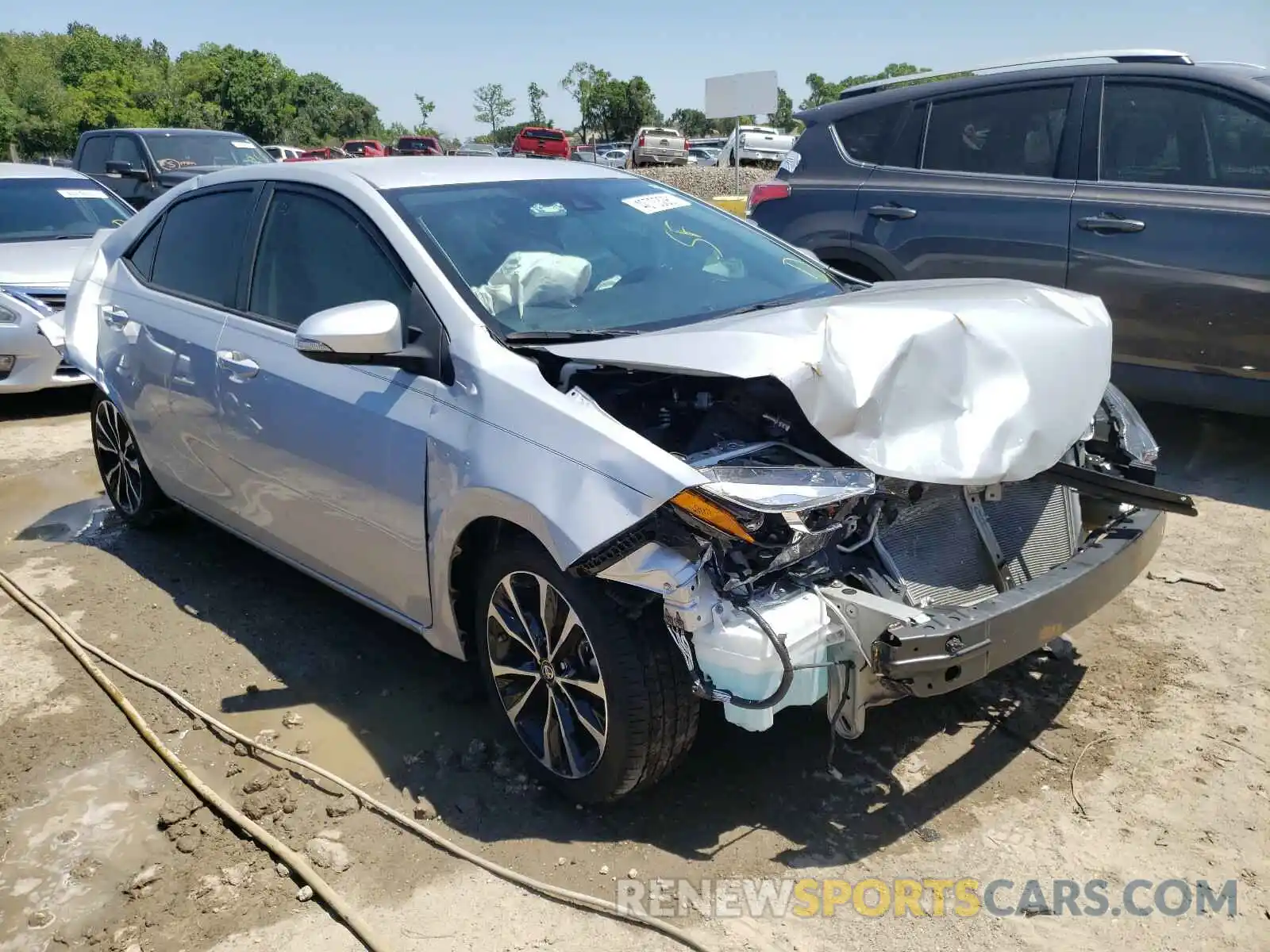 1 Photograph of a damaged car 5YFBURHE3KP912972 TOYOTA COROLLA 2019