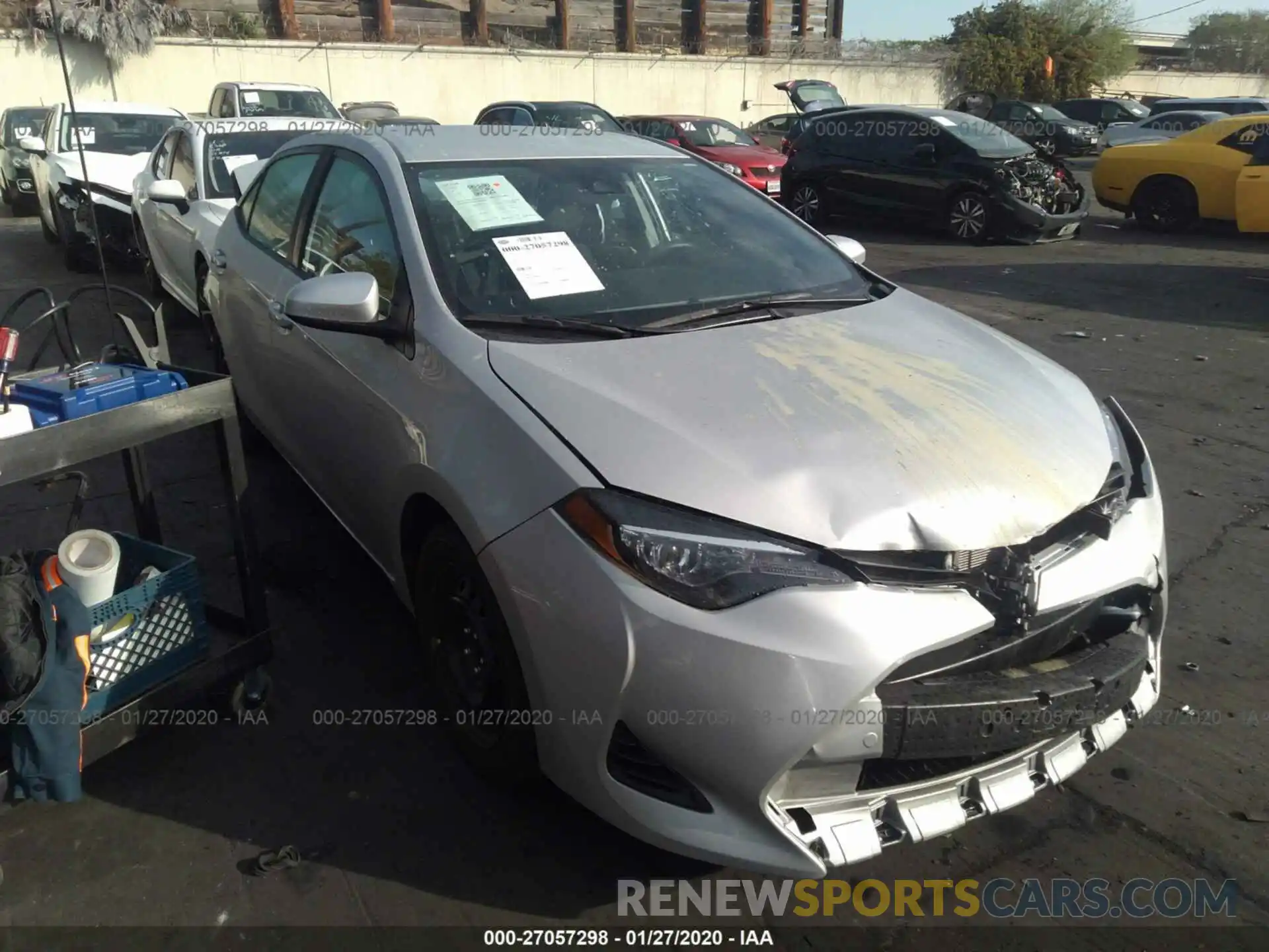 1 Photograph of a damaged car 5YFBURHE3KP912986 TOYOTA COROLLA 2019