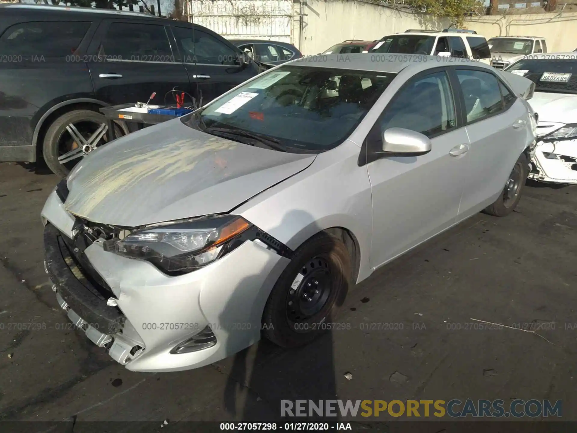 2 Photograph of a damaged car 5YFBURHE3KP912986 TOYOTA COROLLA 2019