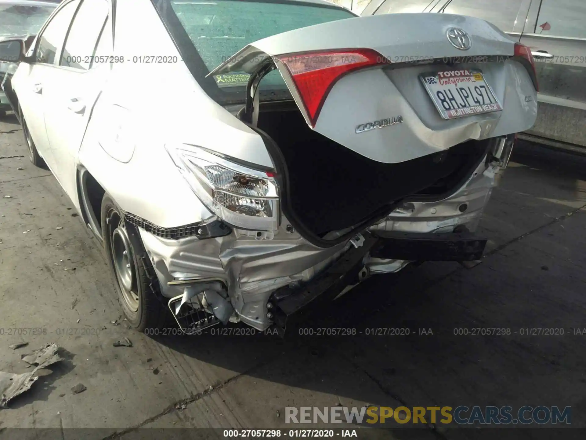 6 Photograph of a damaged car 5YFBURHE3KP912986 TOYOTA COROLLA 2019