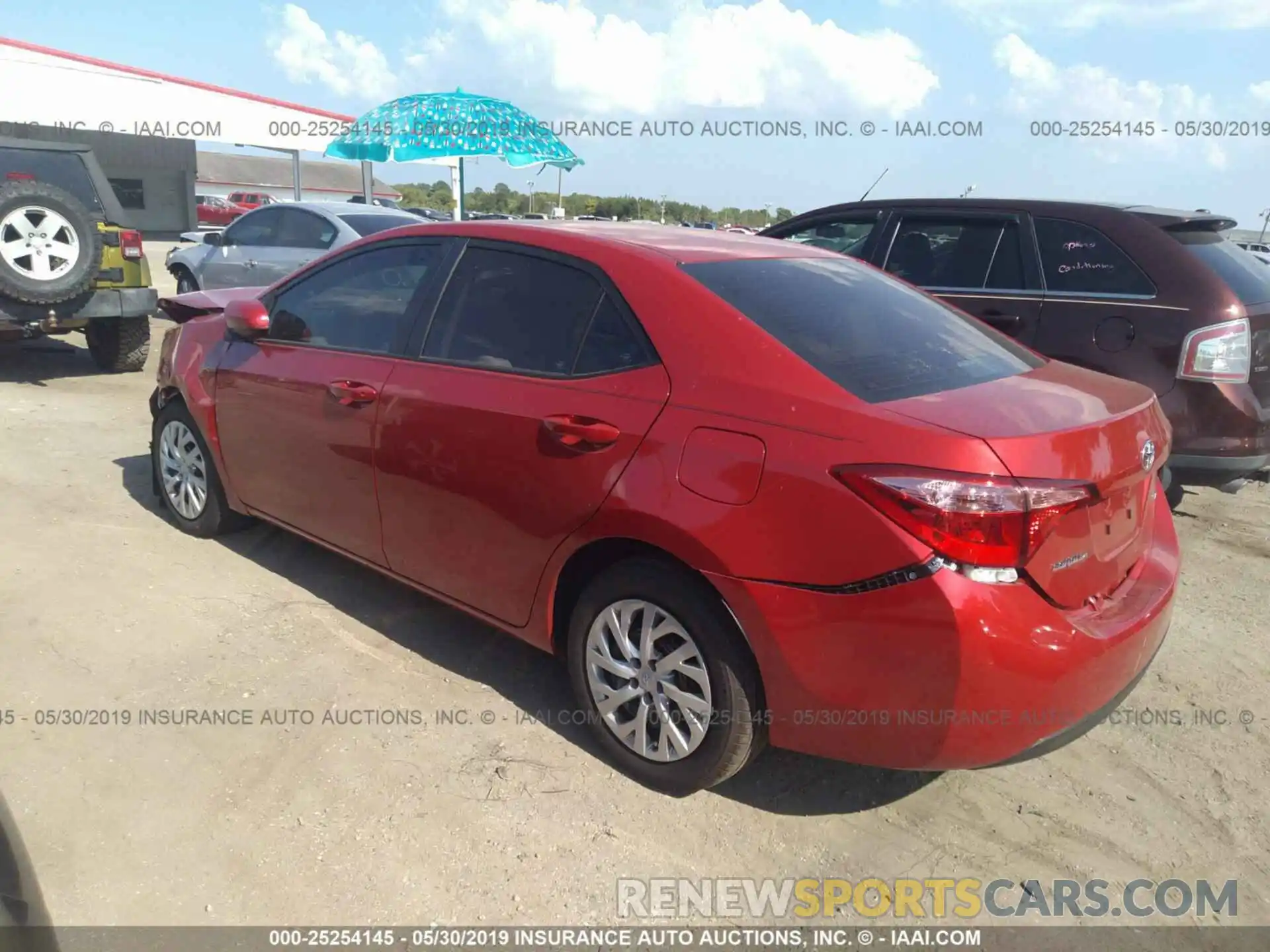 3 Photograph of a damaged car 5YFBURHE3KP913376 TOYOTA COROLLA 2019