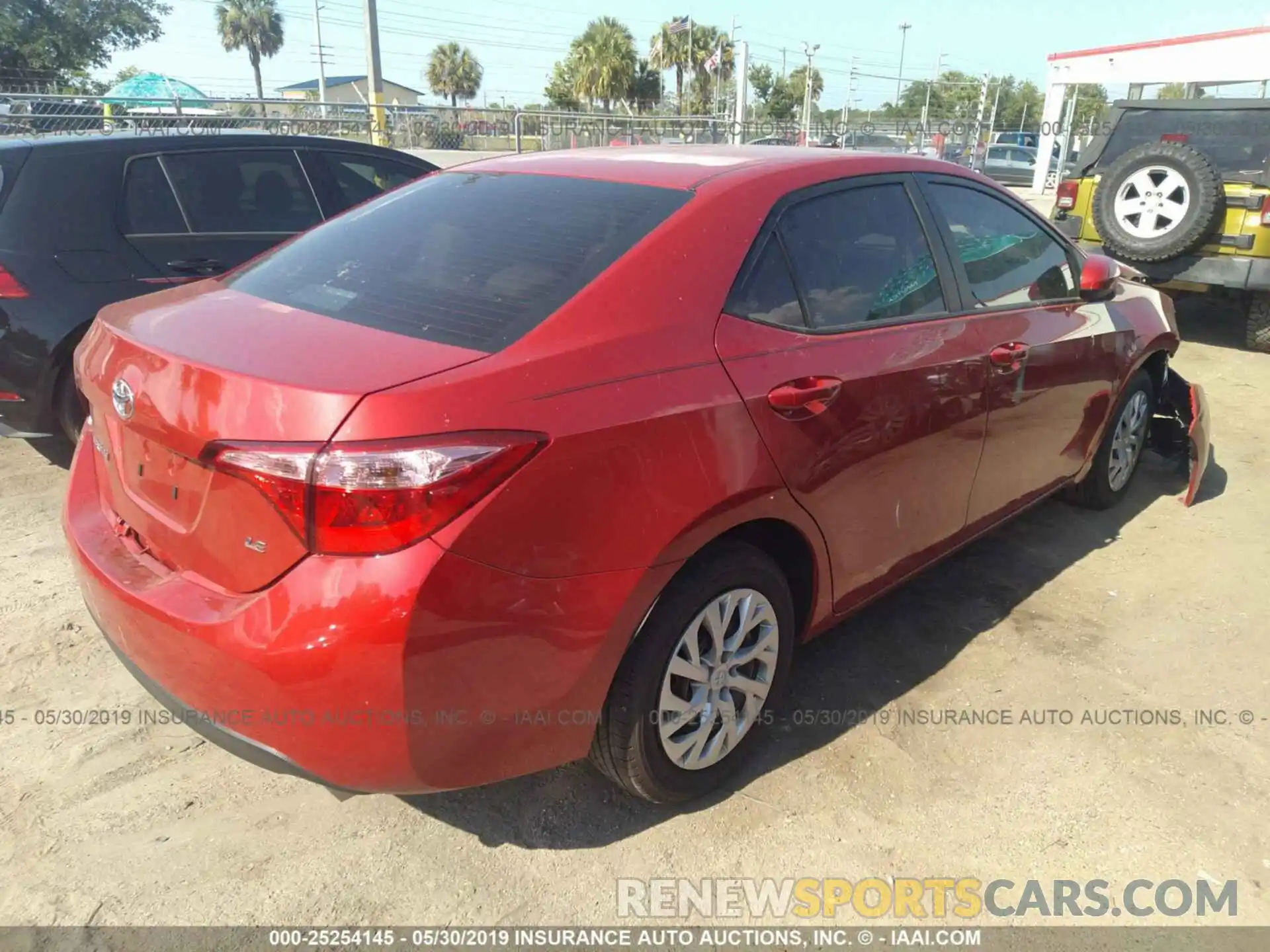 4 Photograph of a damaged car 5YFBURHE3KP913376 TOYOTA COROLLA 2019