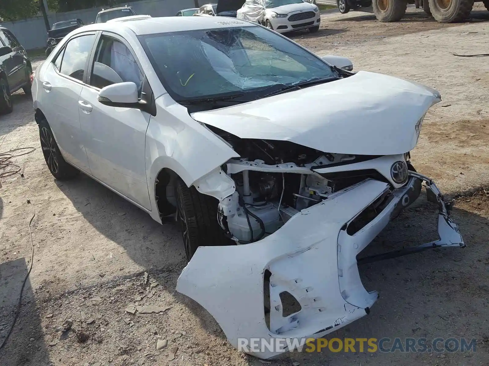 1 Photograph of a damaged car 5YFBURHE3KP913541 TOYOTA COROLLA 2019