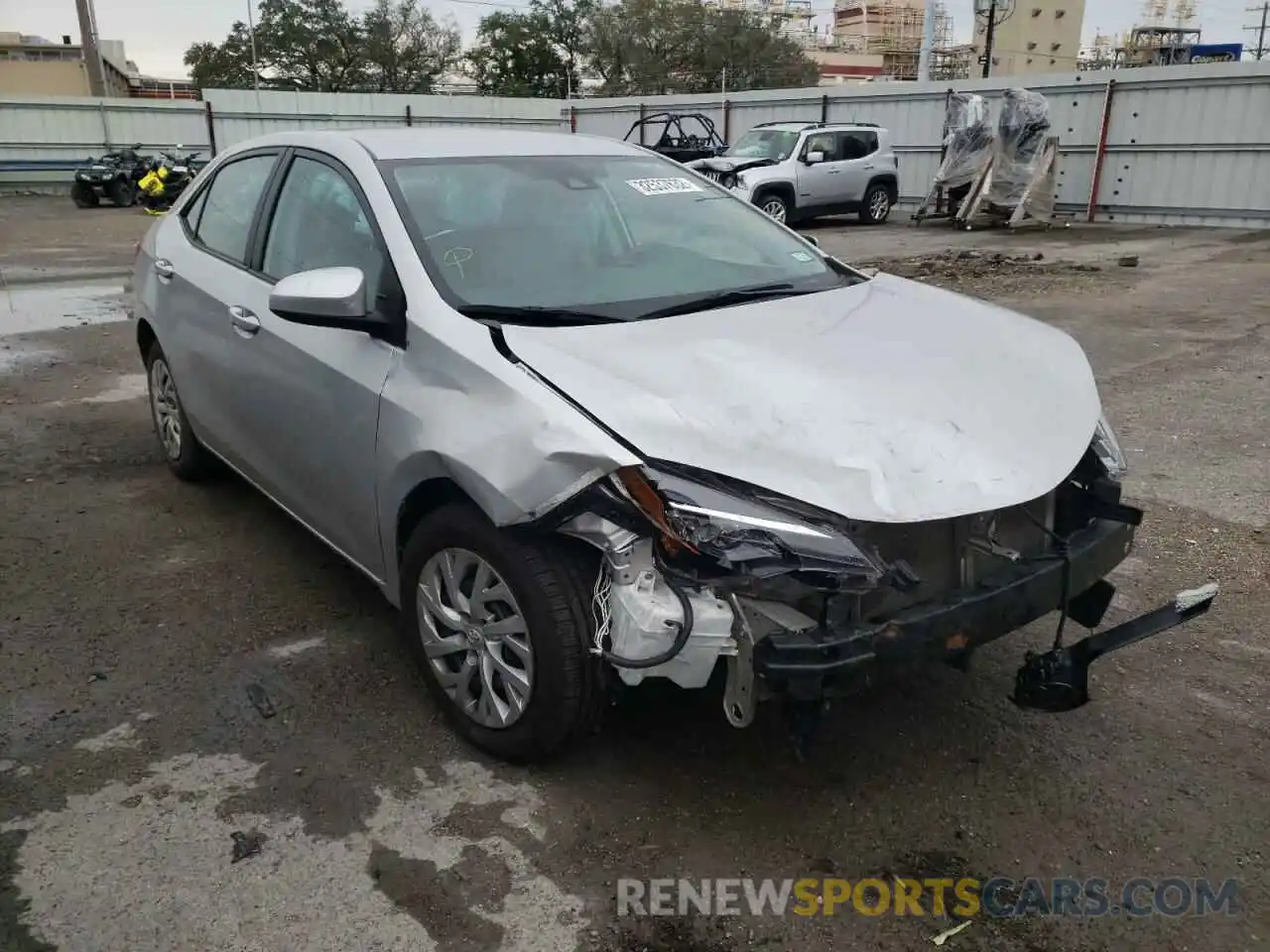 1 Photograph of a damaged car 5YFBURHE3KP913913 TOYOTA COROLLA 2019