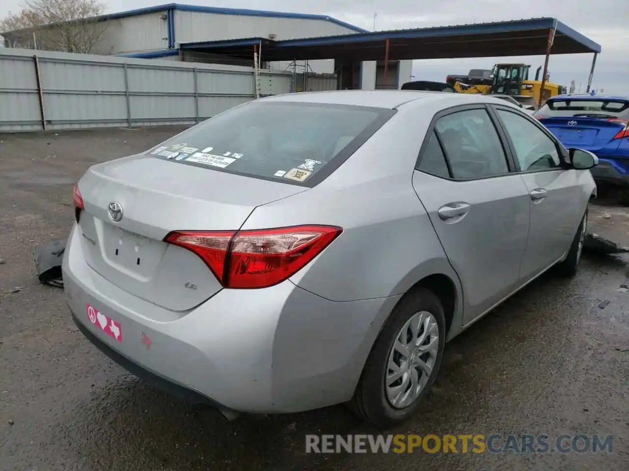 4 Photograph of a damaged car 5YFBURHE3KP913913 TOYOTA COROLLA 2019