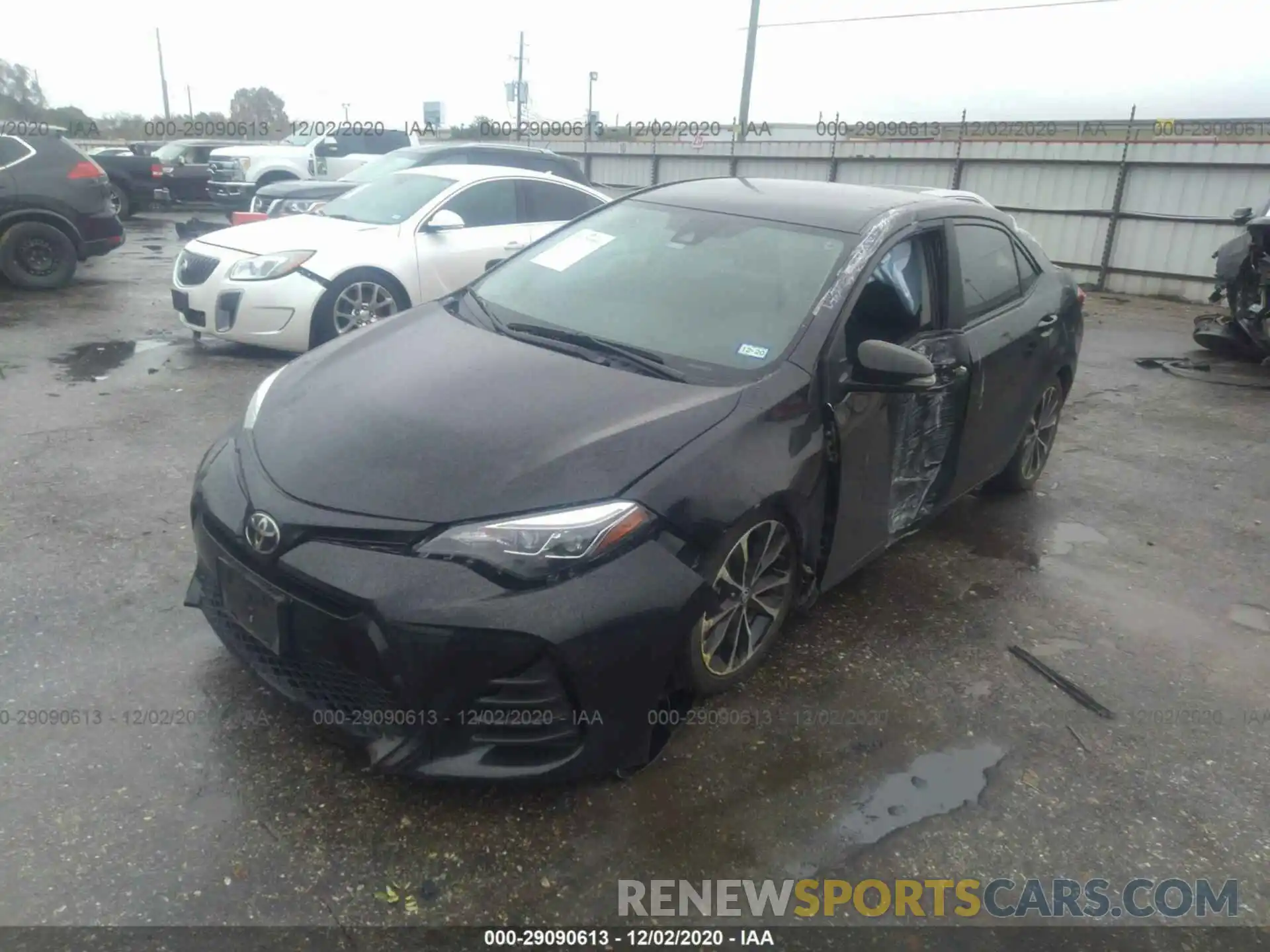 2 Photograph of a damaged car 5YFBURHE3KP913975 TOYOTA COROLLA 2019