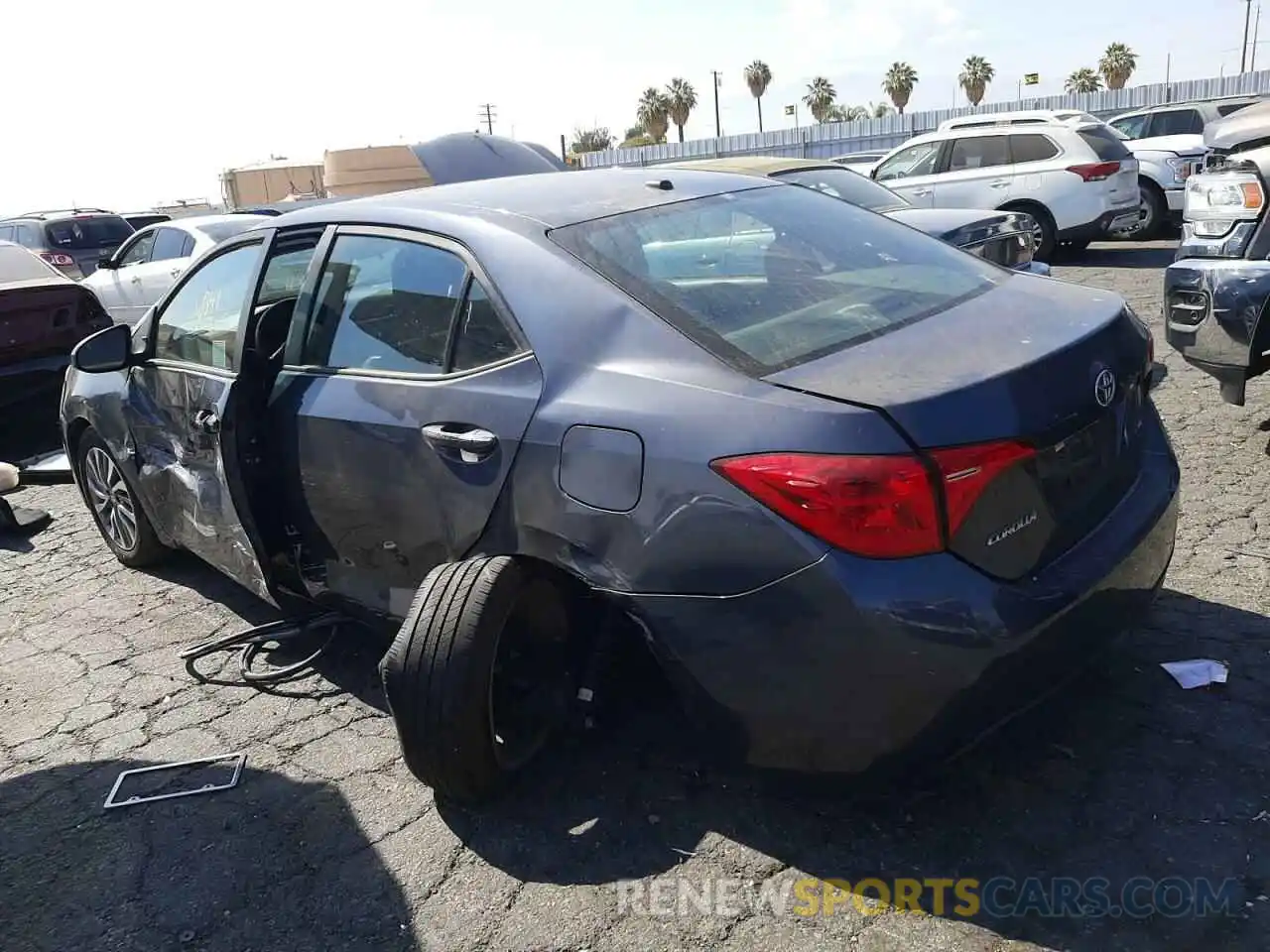 3 Photograph of a damaged car 5YFBURHE3KP914057 TOYOTA COROLLA 2019