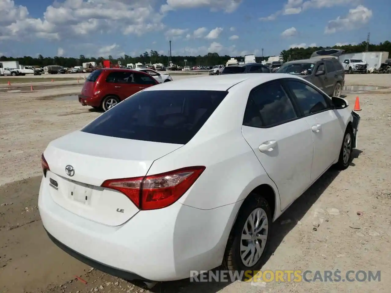 4 Photograph of a damaged car 5YFBURHE3KP914334 TOYOTA COROLLA 2019