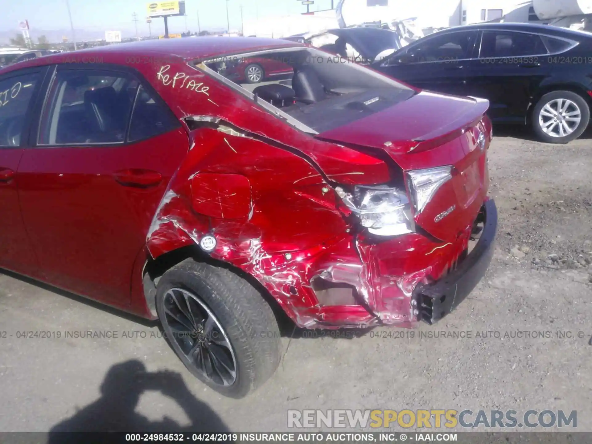 6 Photograph of a damaged car 5YFBURHE3KP914687 TOYOTA COROLLA 2019