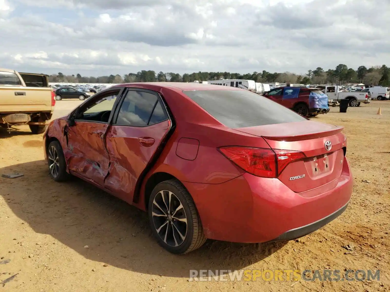 3 Photograph of a damaged car 5YFBURHE3KP915161 TOYOTA COROLLA 2019