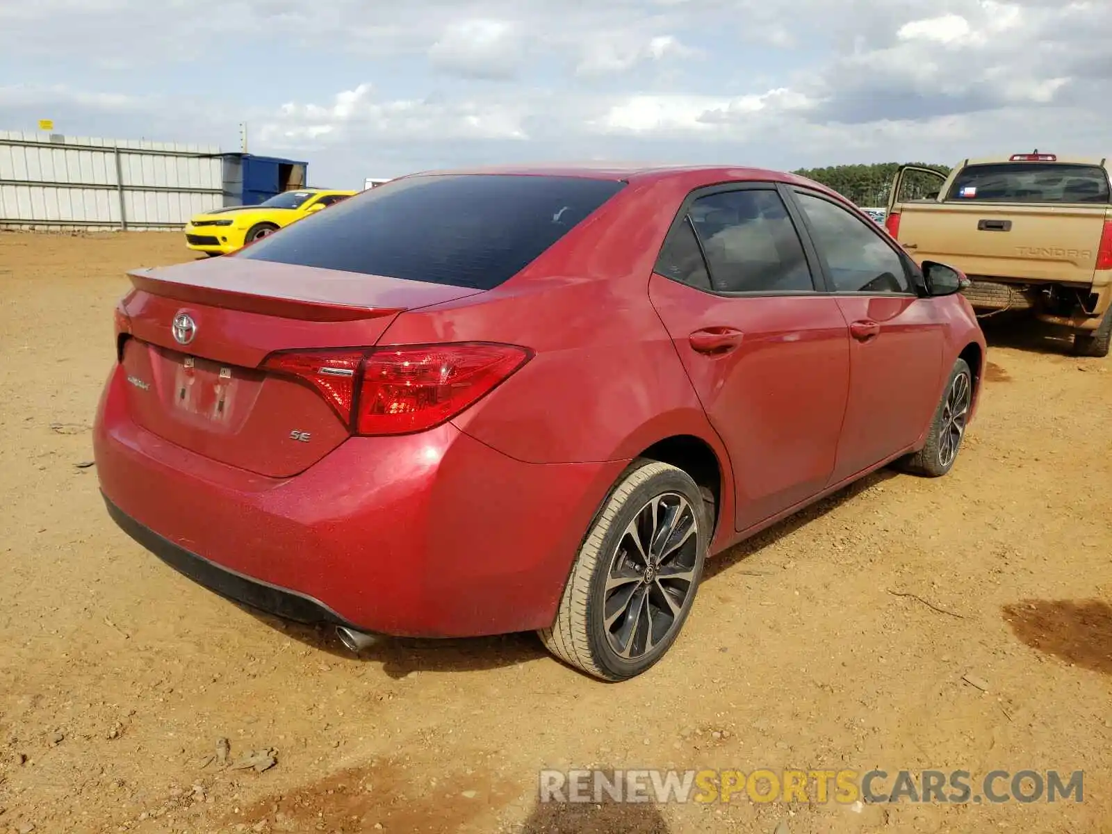 4 Photograph of a damaged car 5YFBURHE3KP915161 TOYOTA COROLLA 2019