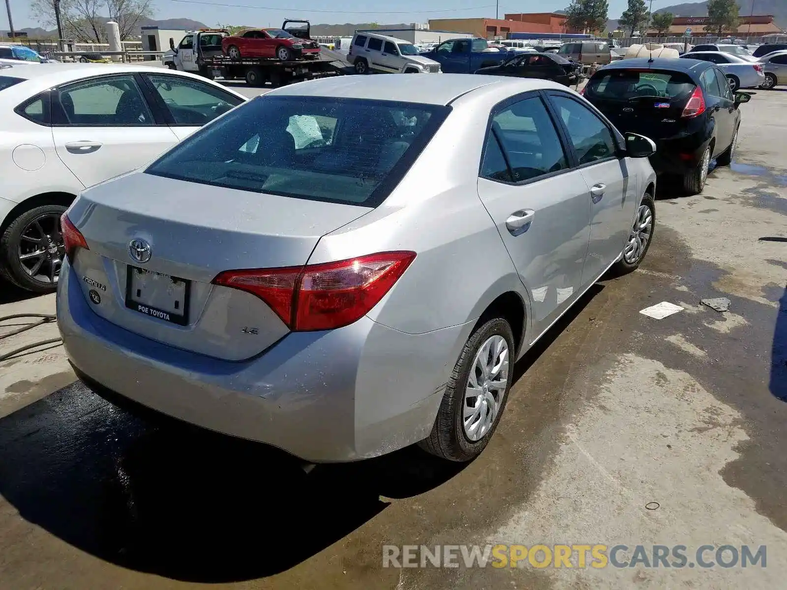 4 Photograph of a damaged car 5YFBURHE3KP915189 TOYOTA COROLLA 2019