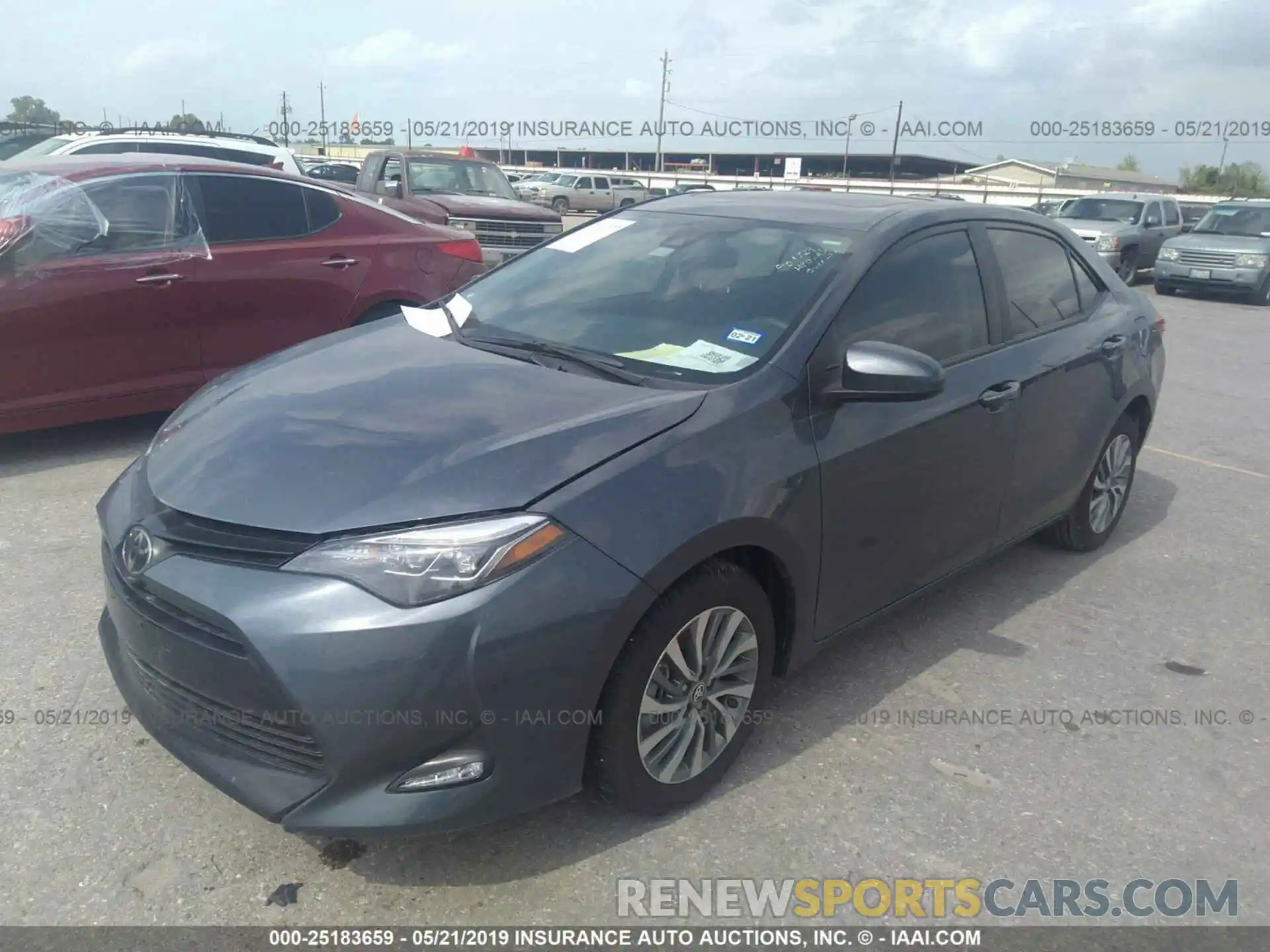 2 Photograph of a damaged car 5YFBURHE3KP915984 TOYOTA COROLLA 2019