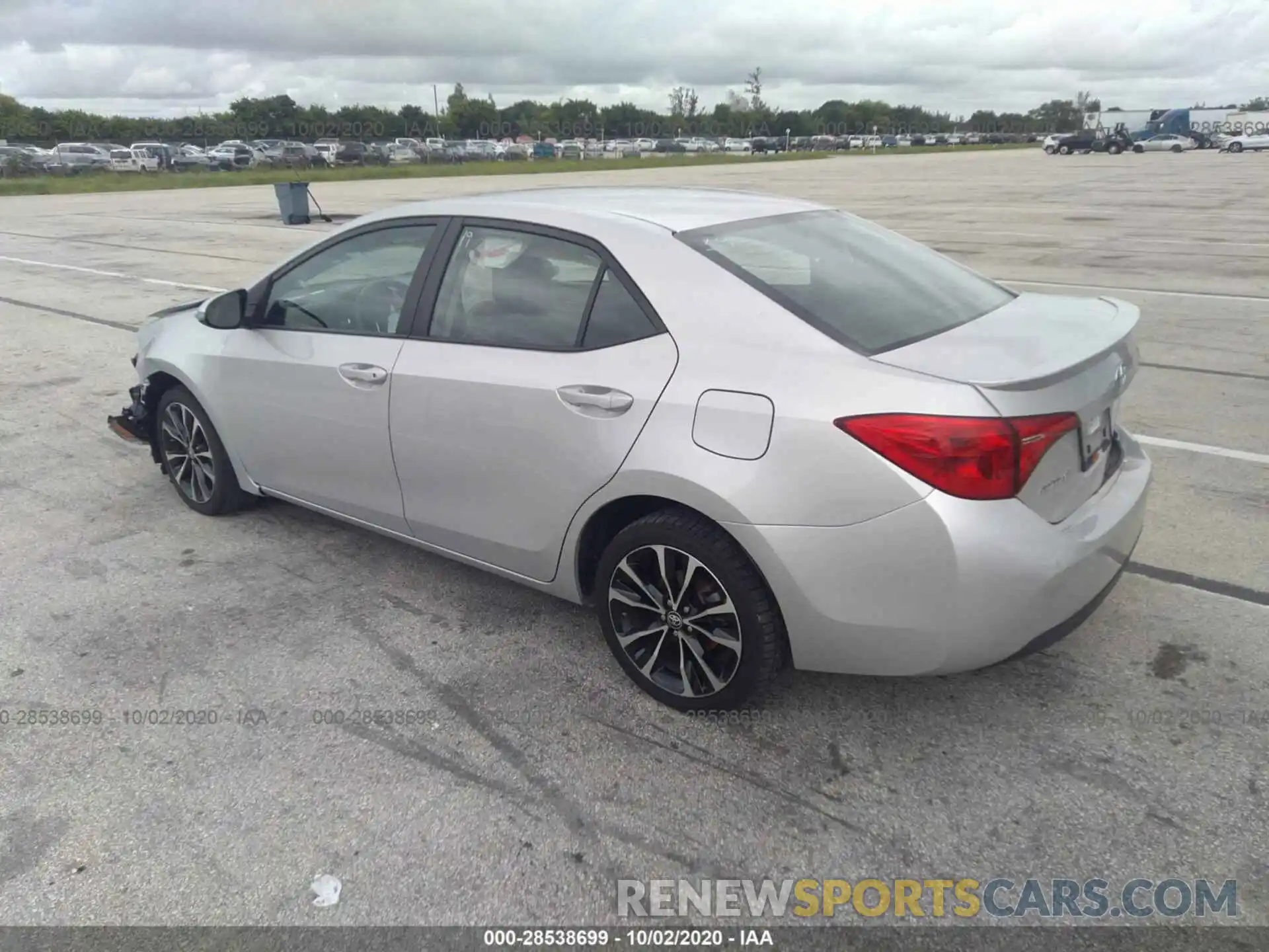 3 Photograph of a damaged car 5YFBURHE3KP916052 TOYOTA COROLLA 2019