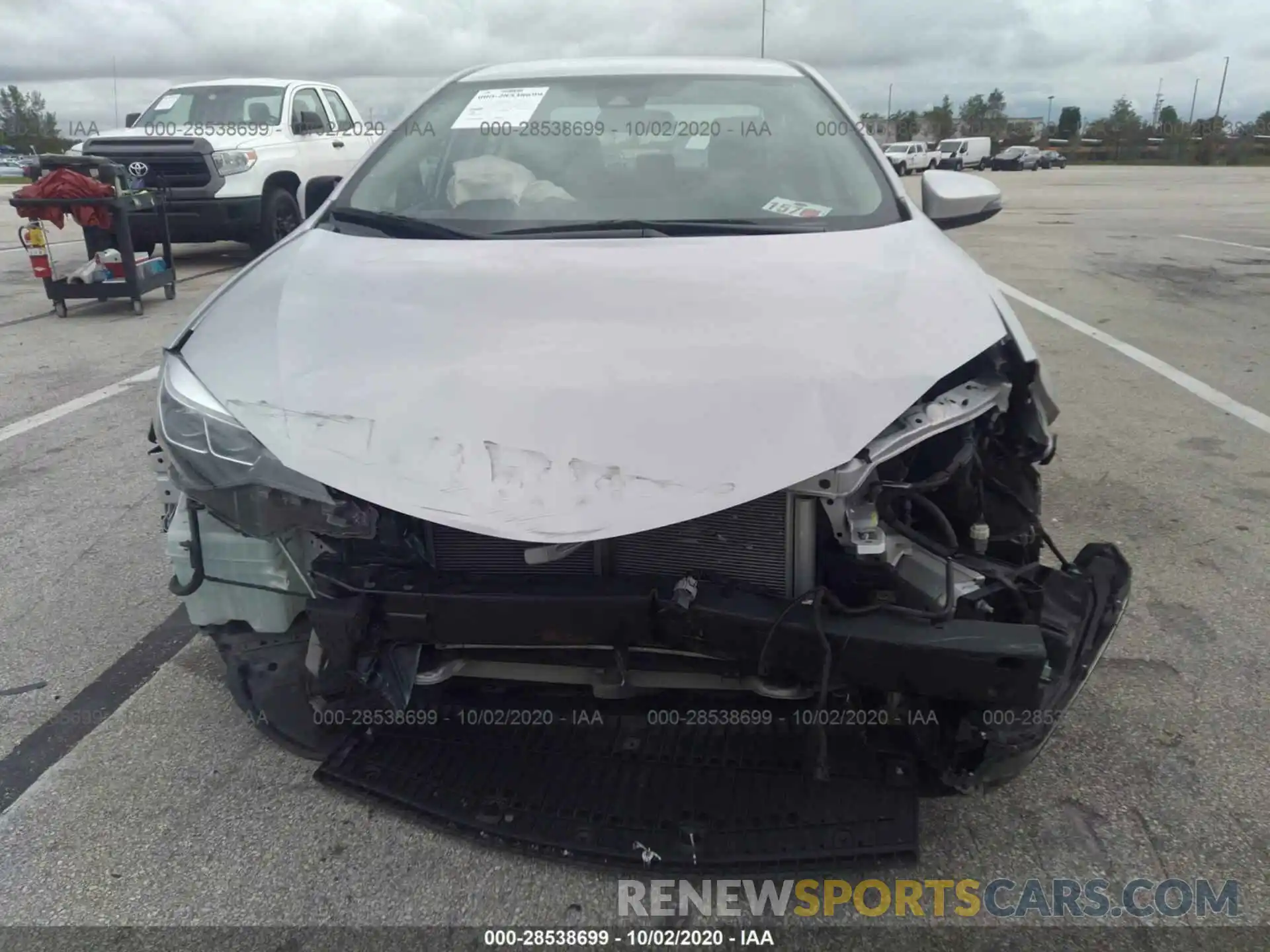 6 Photograph of a damaged car 5YFBURHE3KP916052 TOYOTA COROLLA 2019