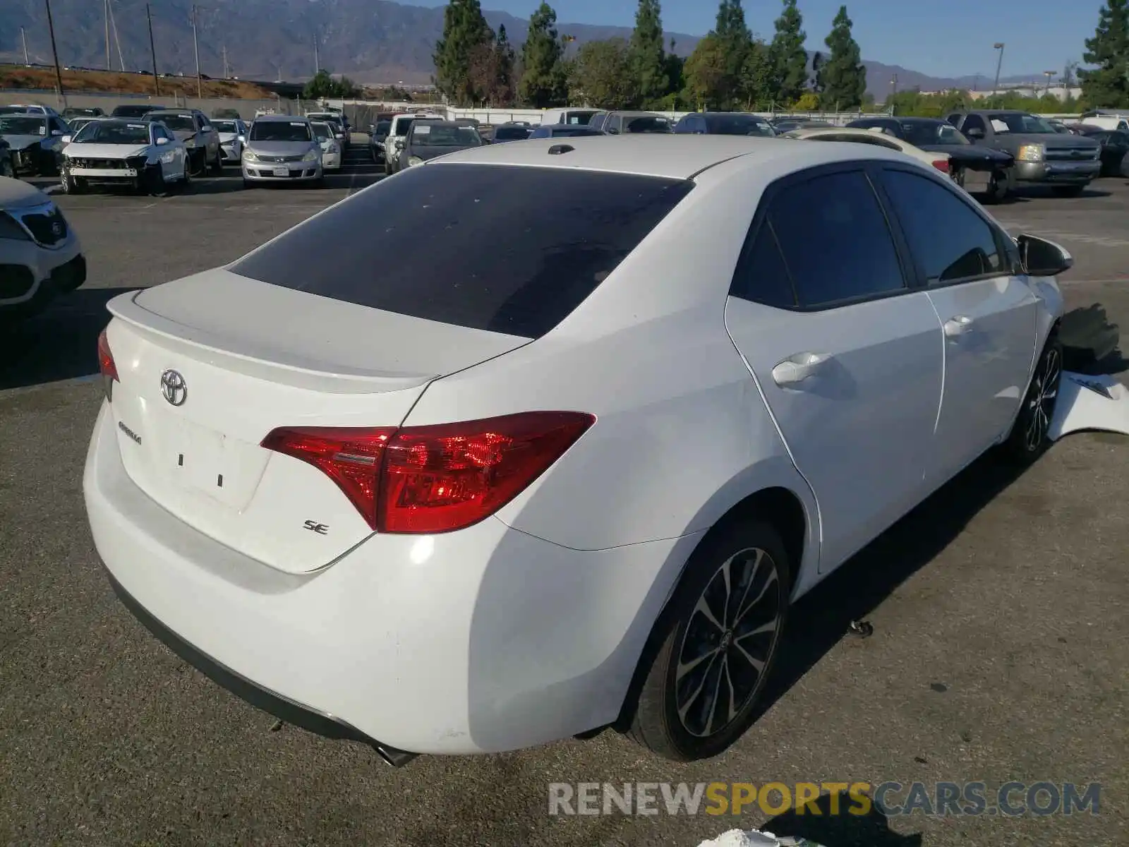 4 Photograph of a damaged car 5YFBURHE3KP916262 TOYOTA COROLLA 2019