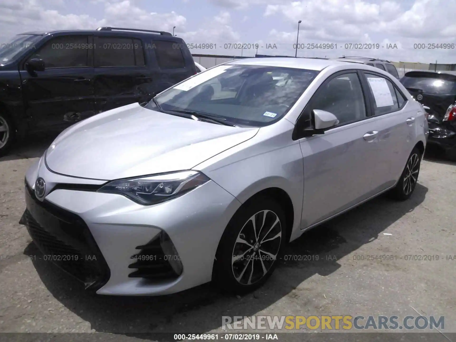 2 Фотография поврежденного автомобиля 5YFBURHE3KP916357 TOYOTA COROLLA 2019