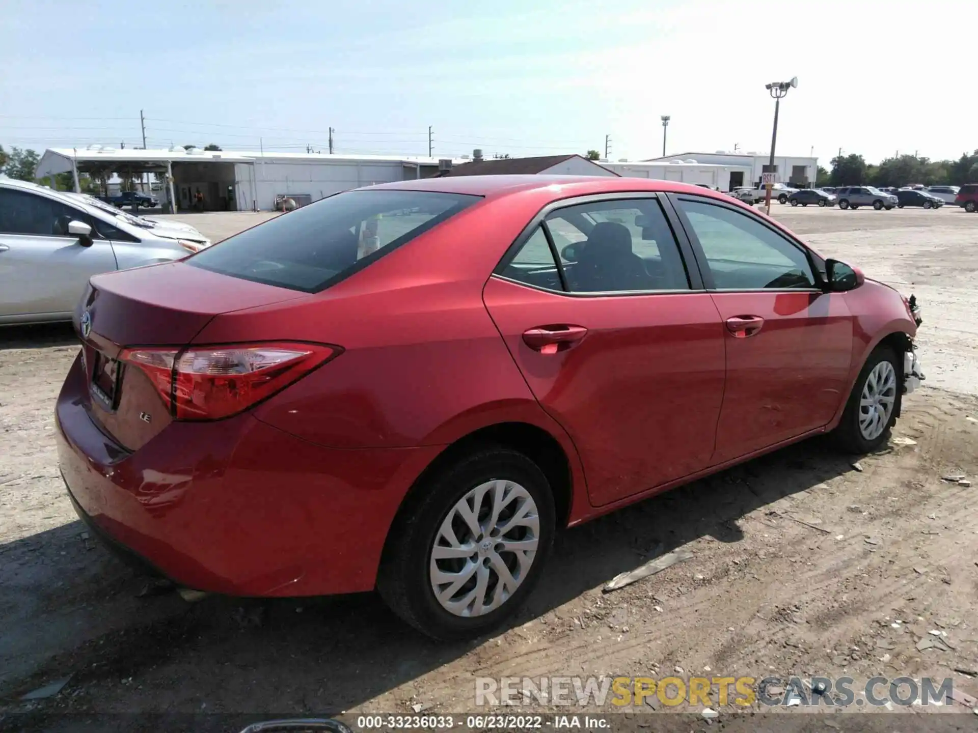 4 Photograph of a damaged car 5YFBURHE3KP917055 TOYOTA COROLLA 2019