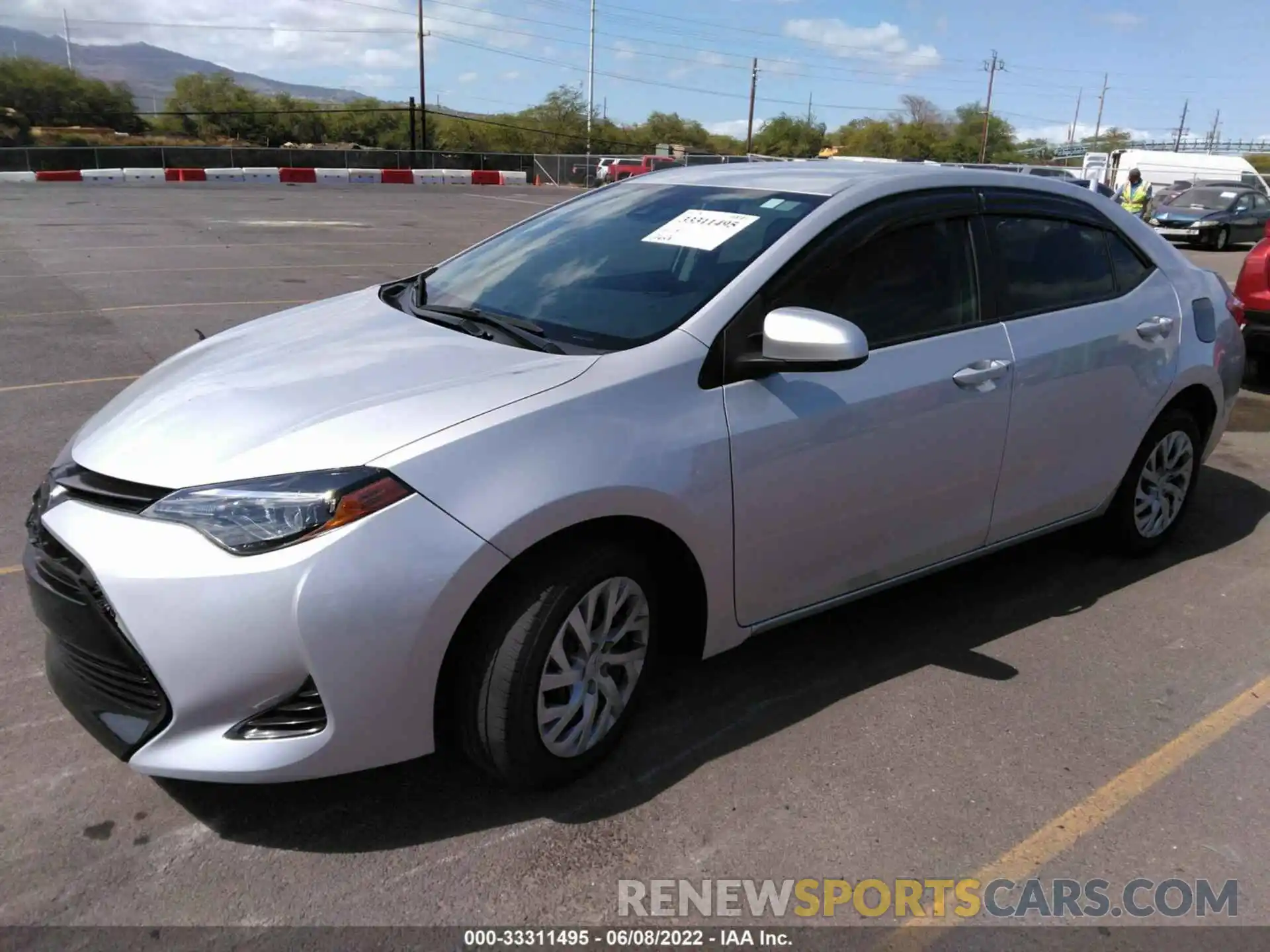 2 Photograph of a damaged car 5YFBURHE3KP917363 TOYOTA COROLLA 2019