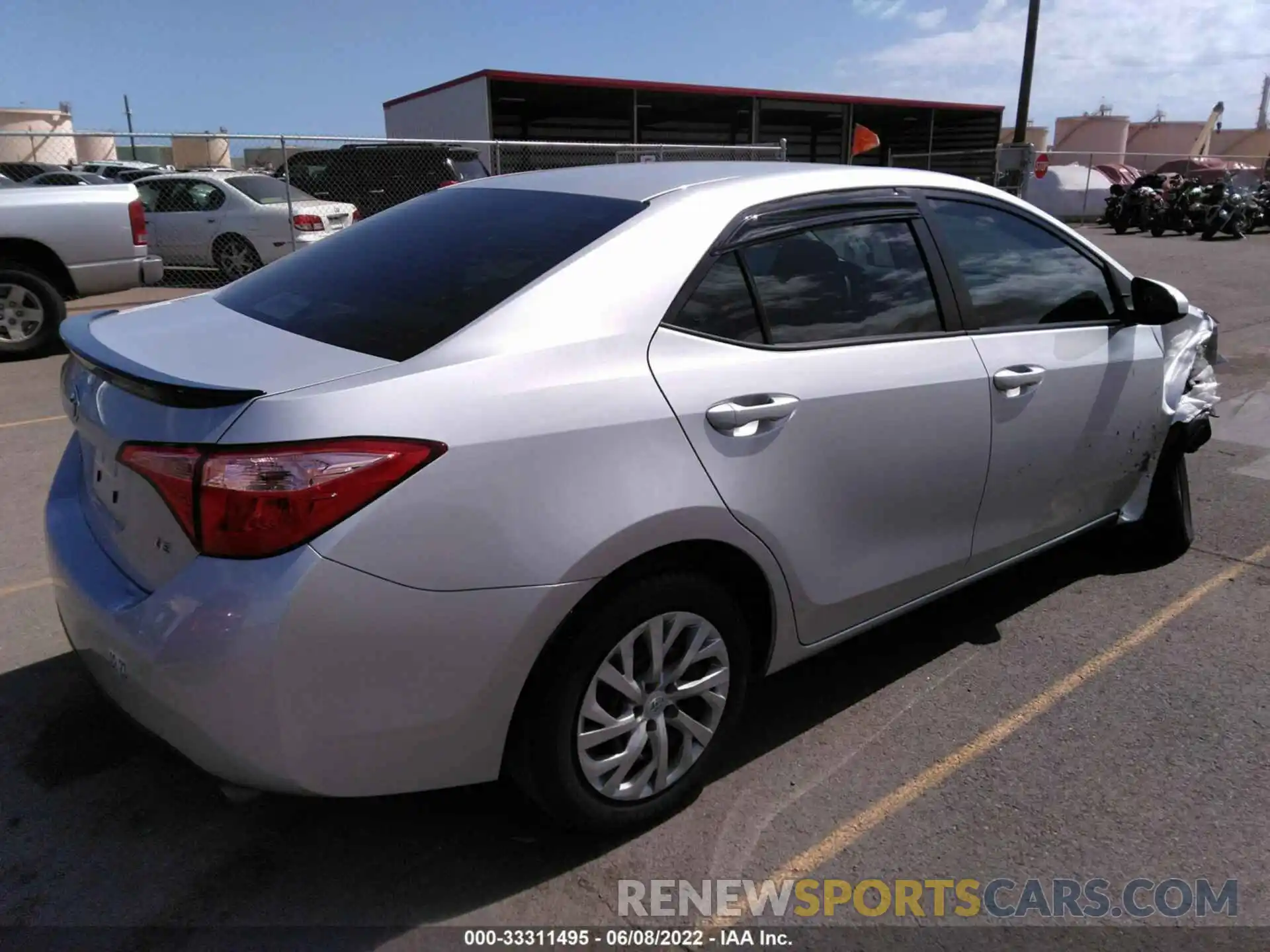 4 Photograph of a damaged car 5YFBURHE3KP917363 TOYOTA COROLLA 2019