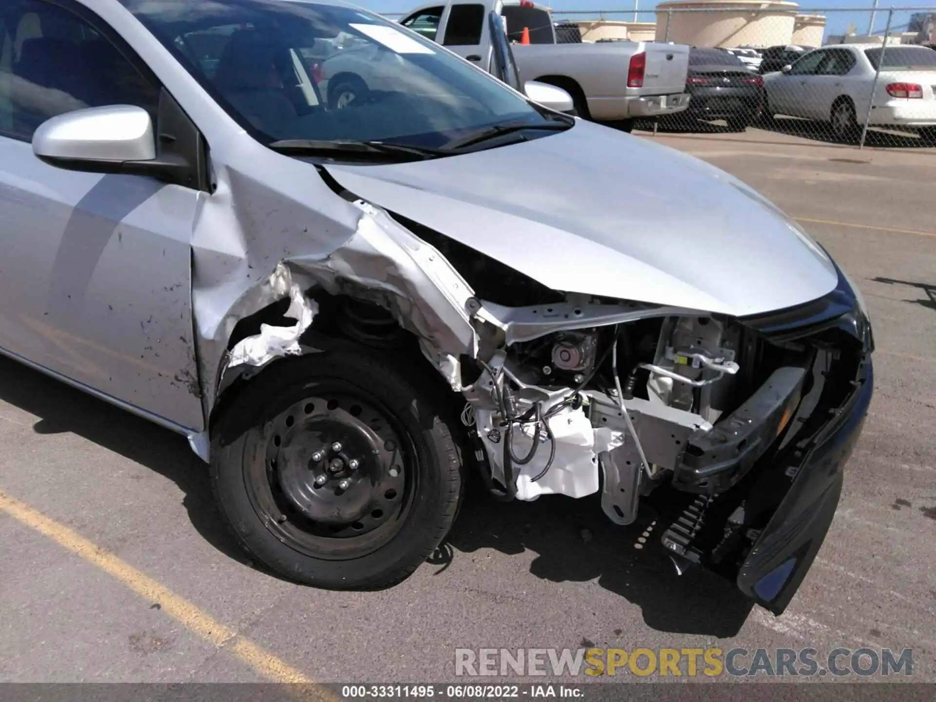 6 Photograph of a damaged car 5YFBURHE3KP917363 TOYOTA COROLLA 2019