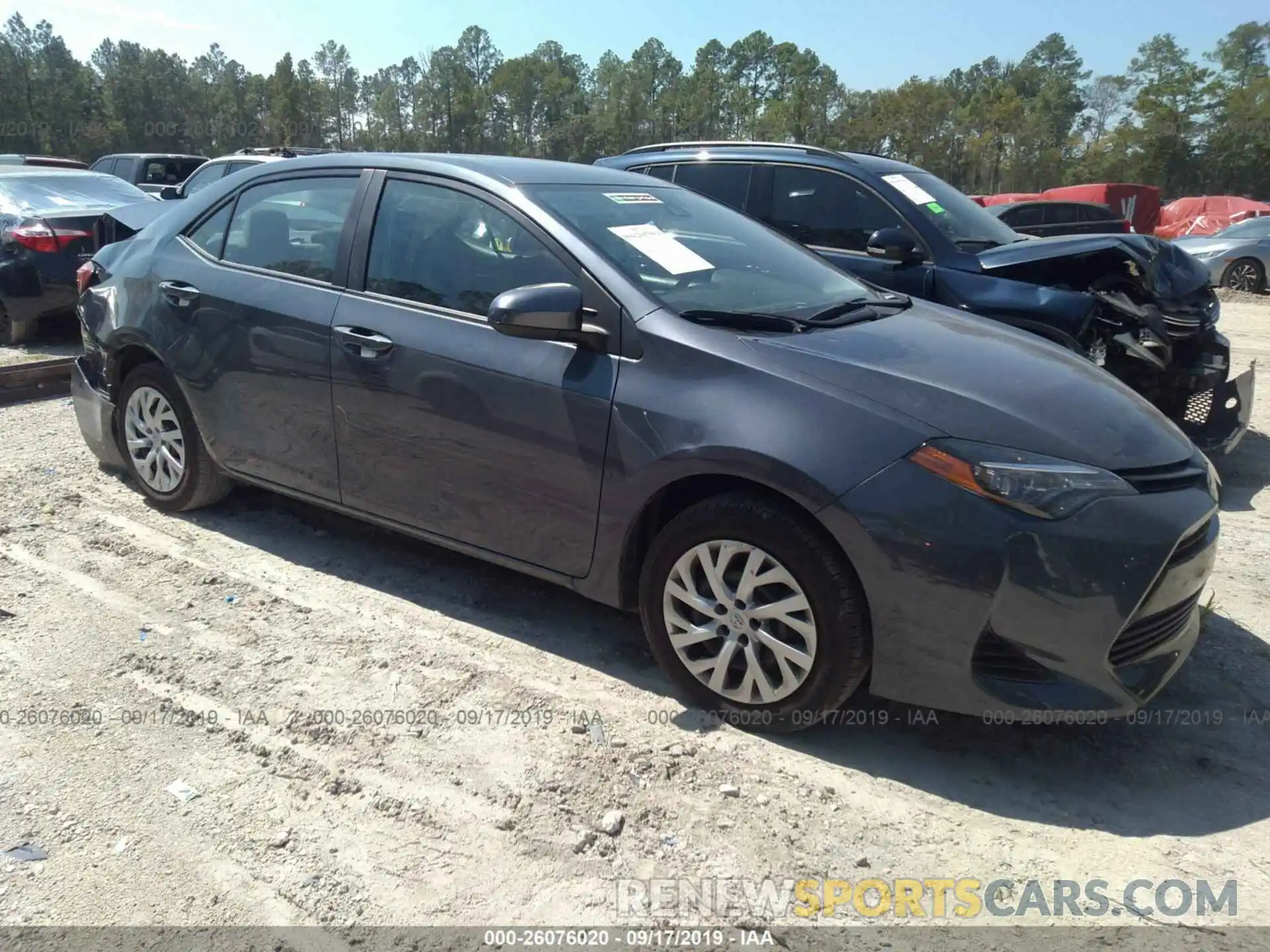 1 Photograph of a damaged car 5YFBURHE3KP917900 TOYOTA COROLLA 2019