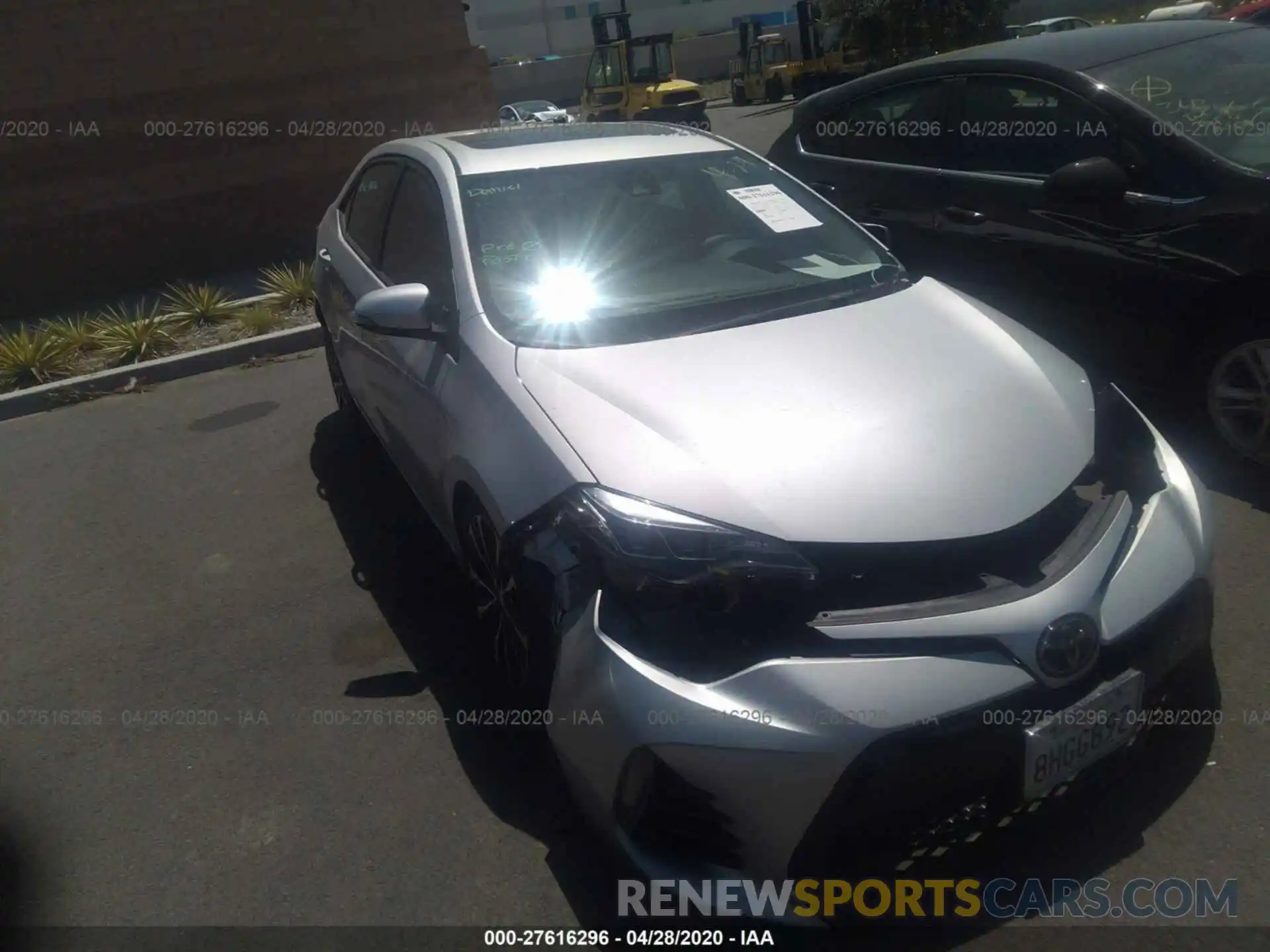 1 Photograph of a damaged car 5YFBURHE3KP917976 TOYOTA COROLLA 2019