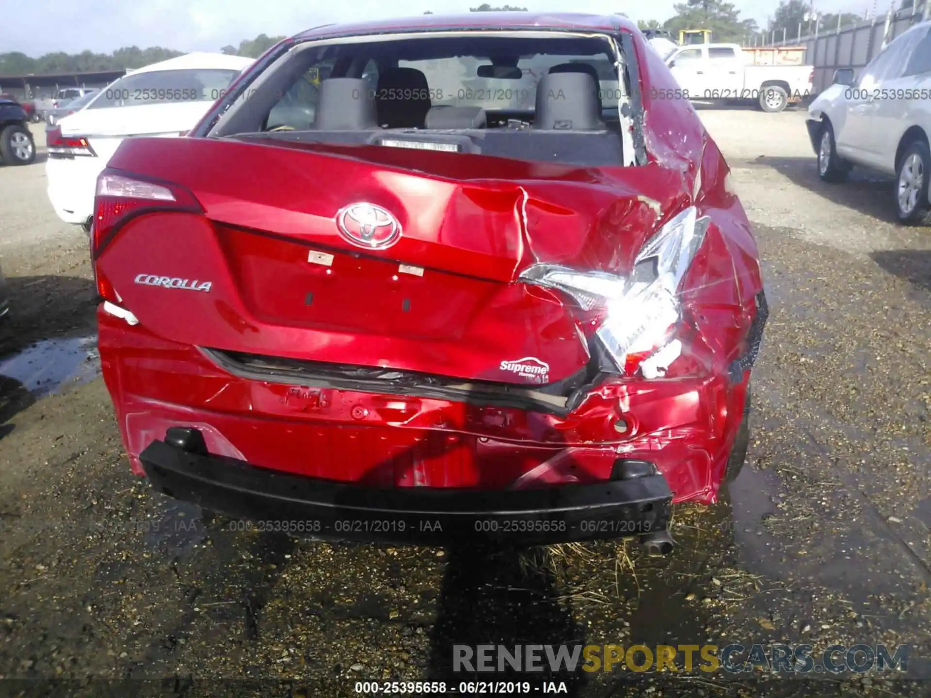 6 Photograph of a damaged car 5YFBURHE3KP918318 TOYOTA COROLLA 2019