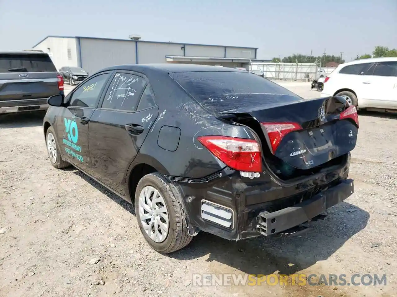 3 Photograph of a damaged car 5YFBURHE3KP918514 TOYOTA COROLLA 2019