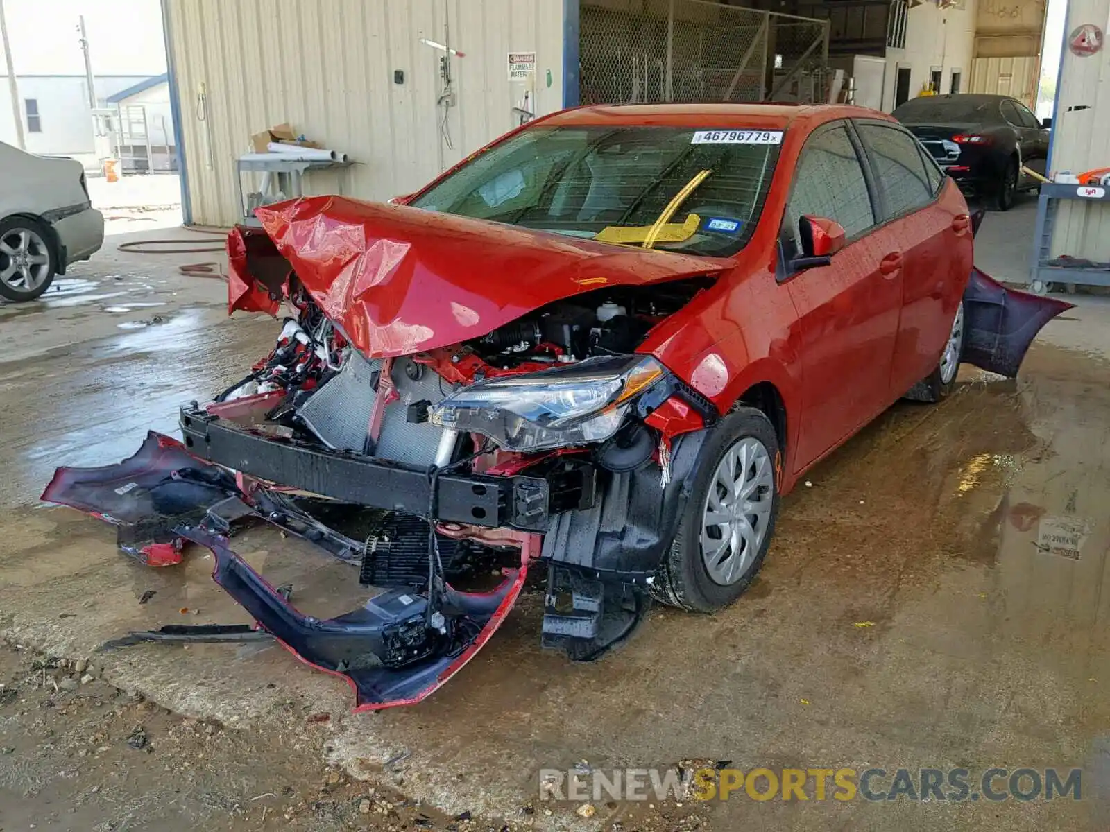 2 Photograph of a damaged car 5YFBURHE3KP918870 TOYOTA COROLLA 2019