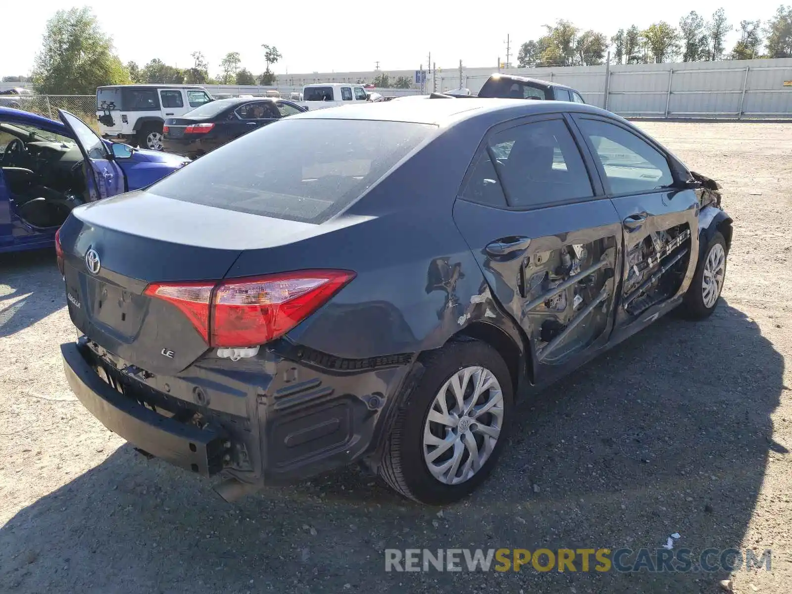 4 Photograph of a damaged car 5YFBURHE3KP918917 TOYOTA COROLLA 2019