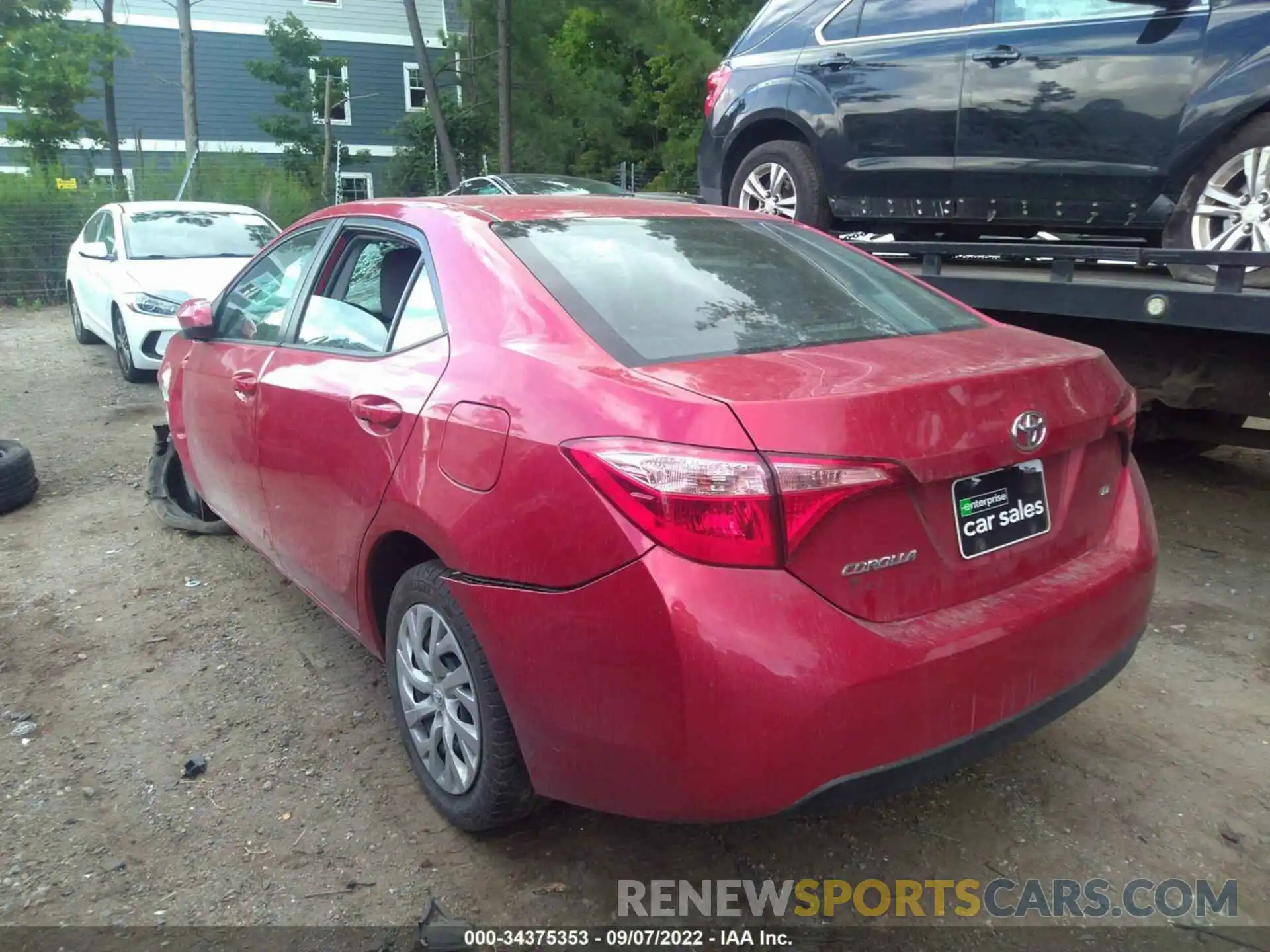 3 Photograph of a damaged car 5YFBURHE3KP918979 TOYOTA COROLLA 2019