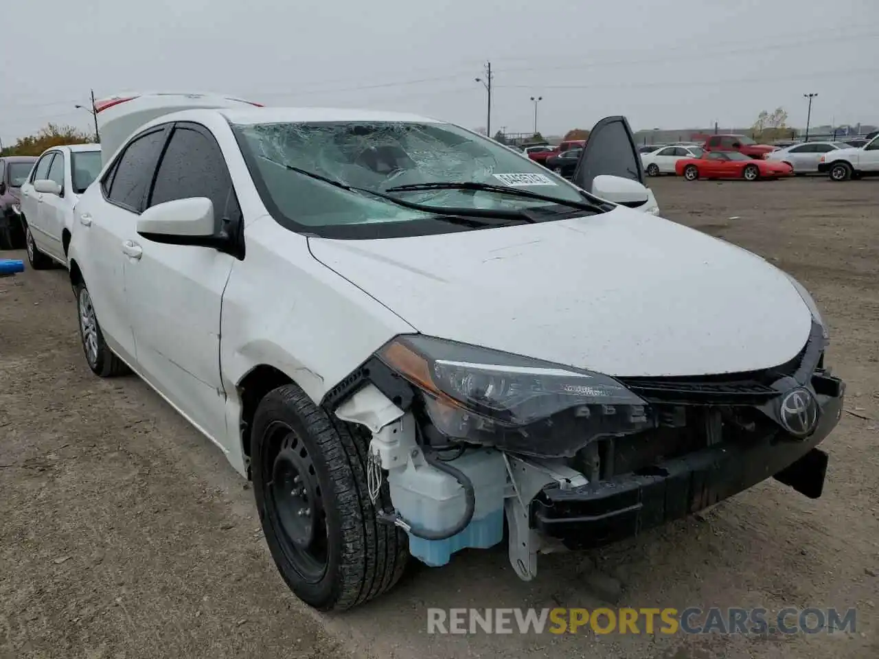 1 Photograph of a damaged car 5YFBURHE3KP919100 TOYOTA COROLLA 2019