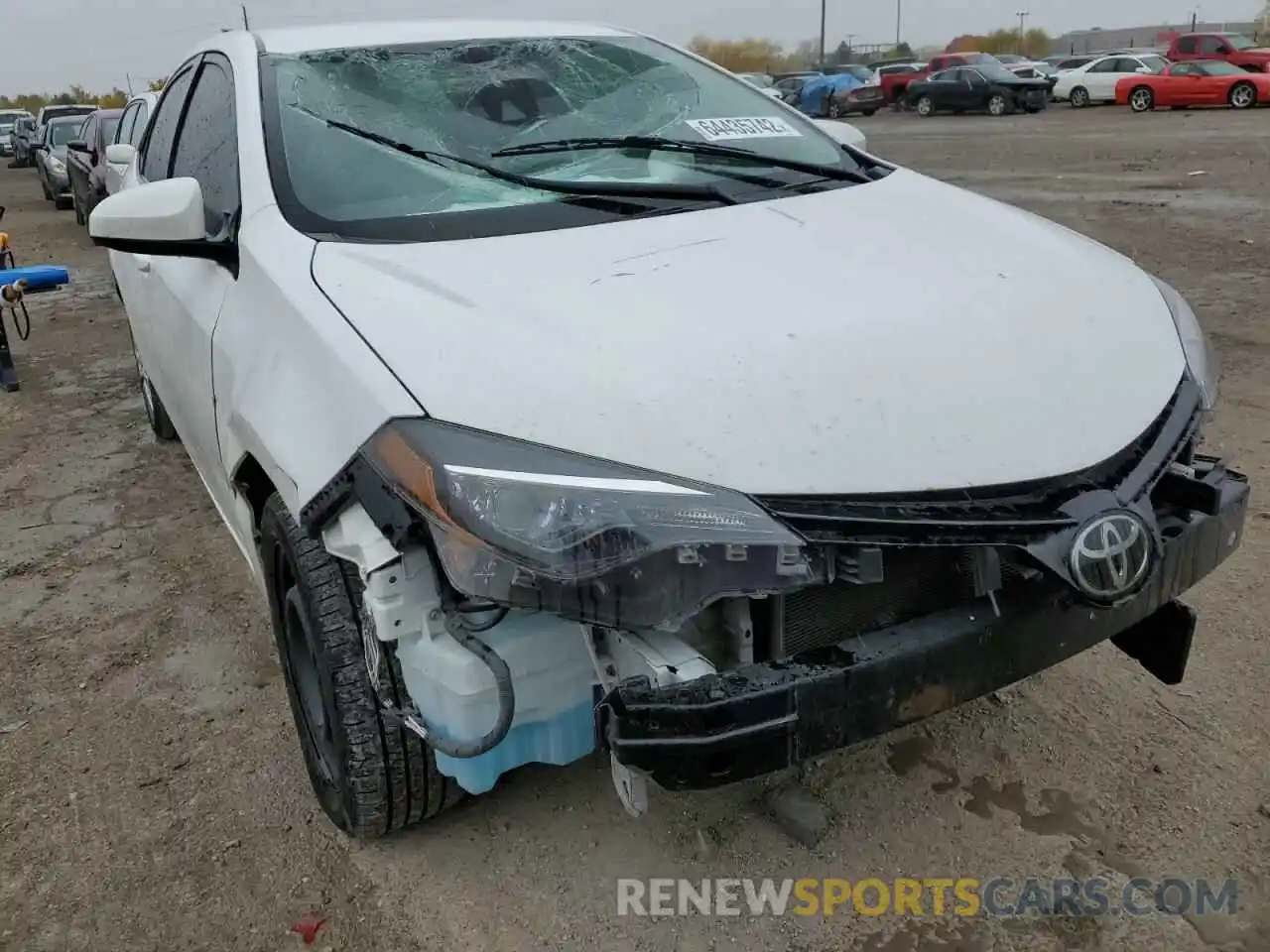 9 Photograph of a damaged car 5YFBURHE3KP919100 TOYOTA COROLLA 2019