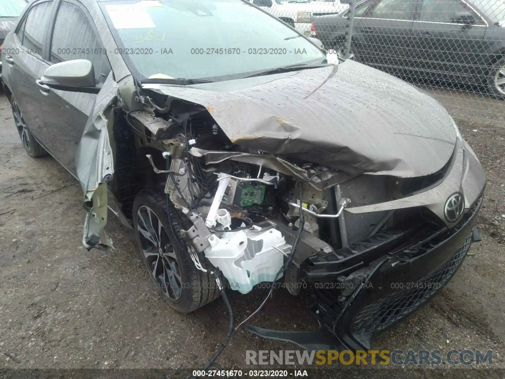 6 Фотография поврежденного автомобиля 5YFBURHE3KP919680 TOYOTA COROLLA 2019