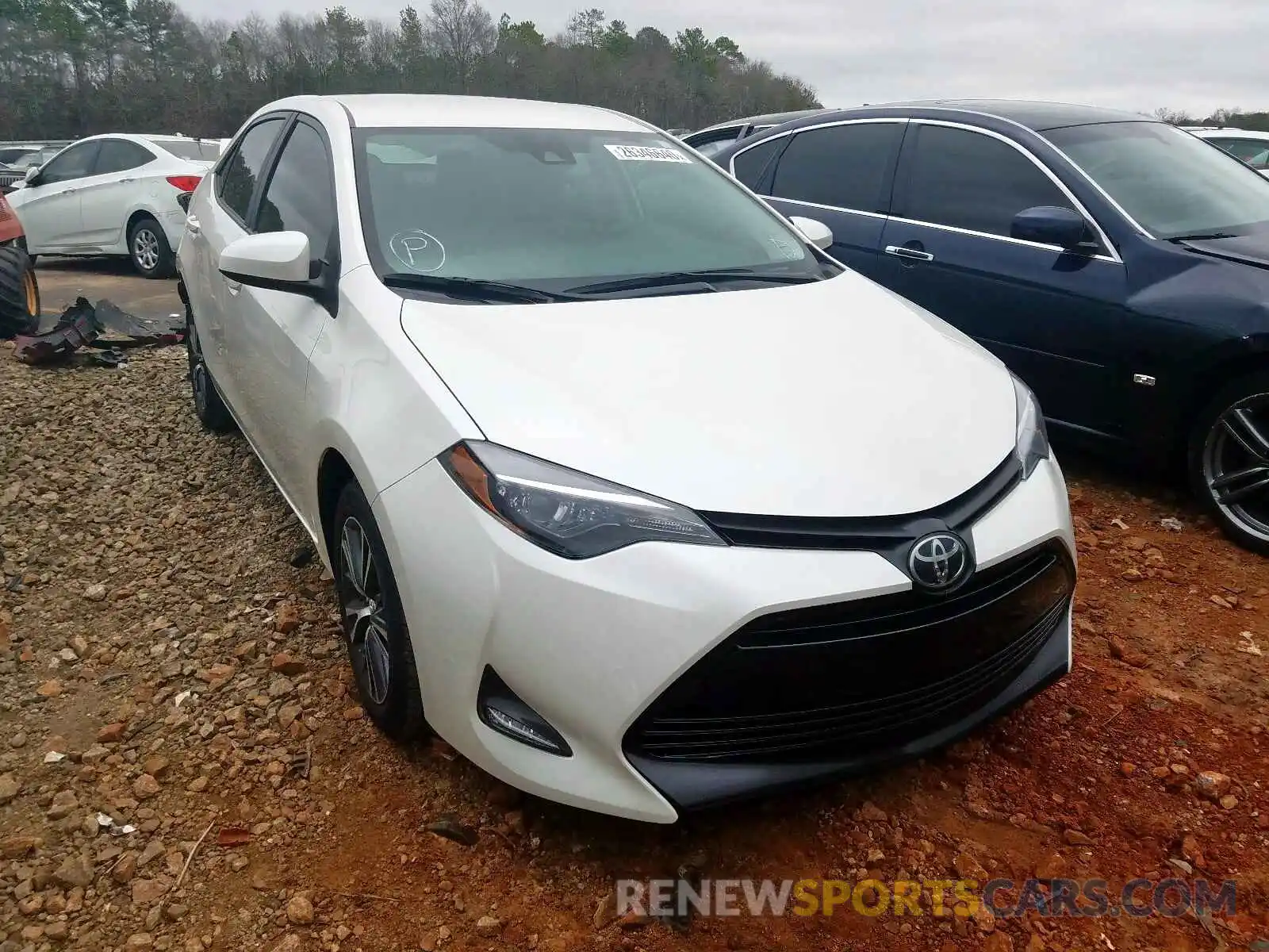 1 Photograph of a damaged car 5YFBURHE3KP919923 TOYOTA COROLLA 2019