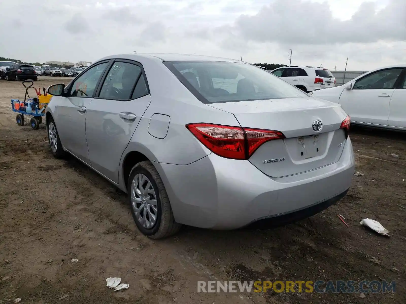 3 Photograph of a damaged car 5YFBURHE3KP919999 TOYOTA COROLLA 2019