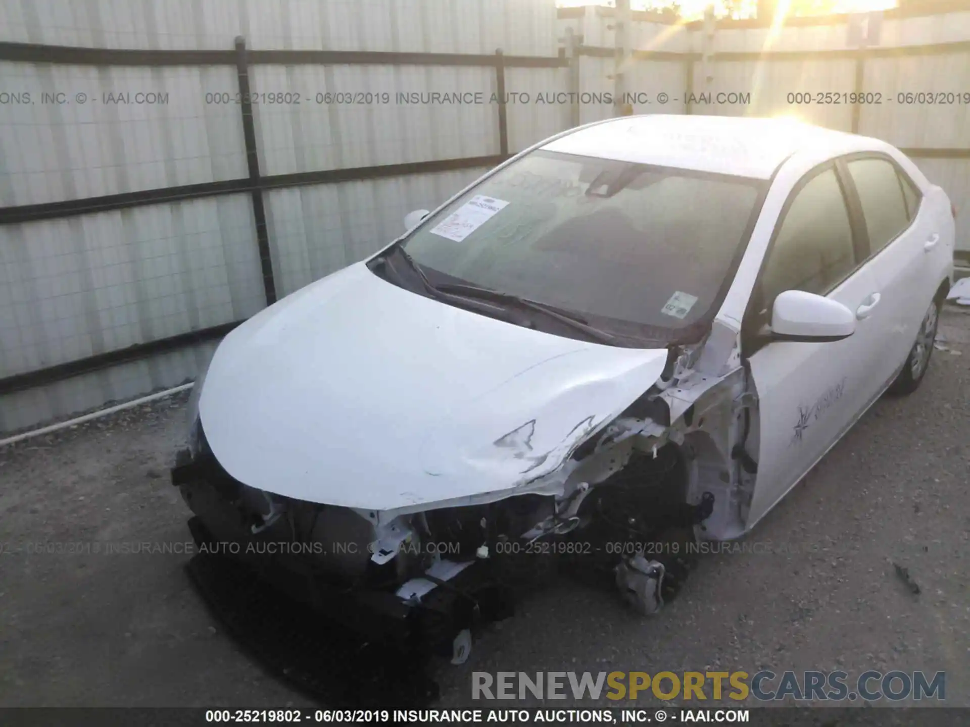 2 Photograph of a damaged car 5YFBURHE3KP920019 TOYOTA COROLLA 2019